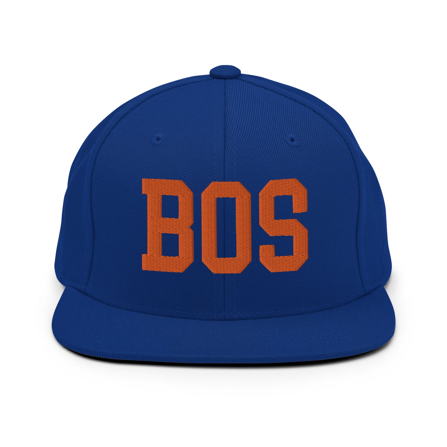 College-Style Classic Snapback Hat • Orange • BOS Boston • YHM Designs - Image 15
