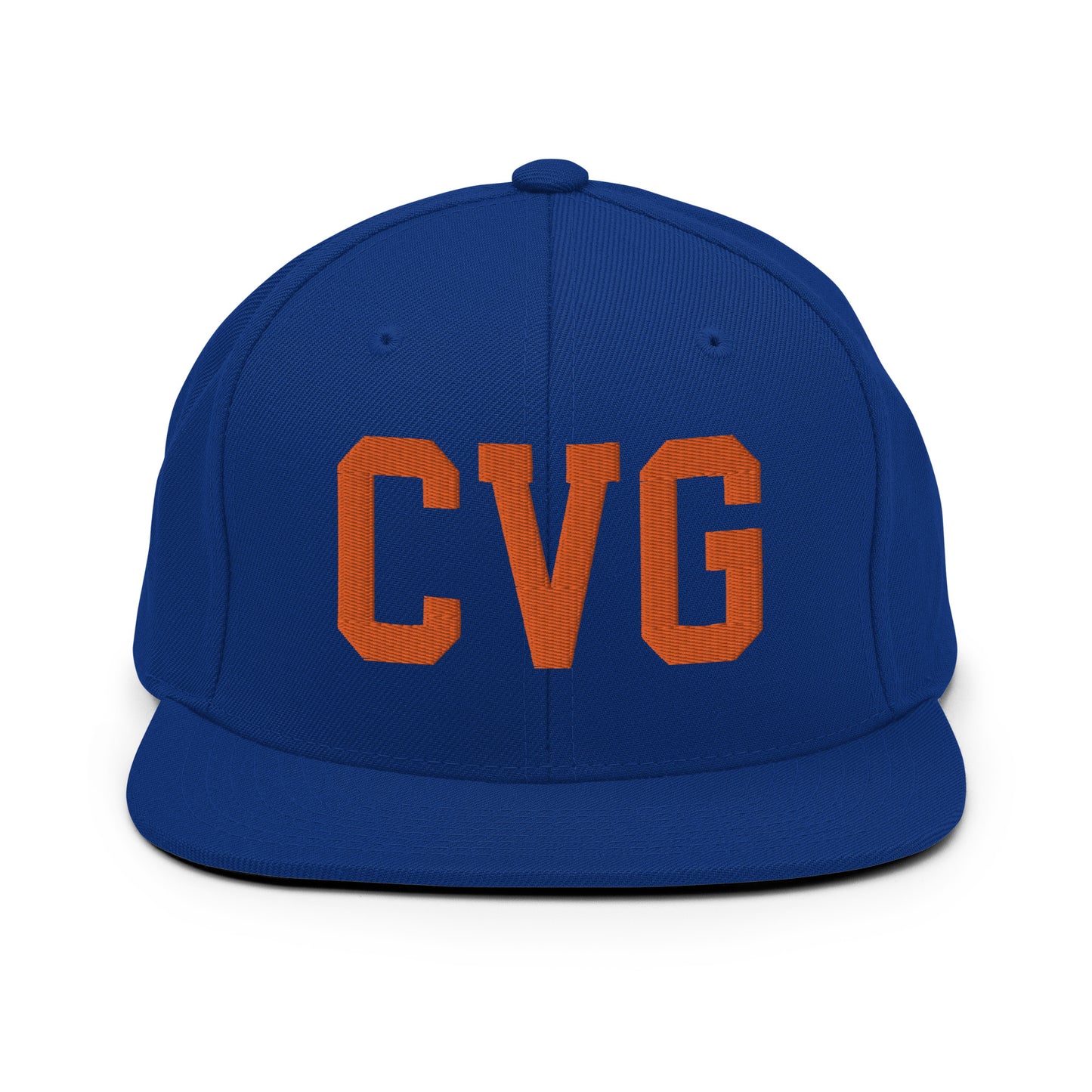 College-Style Classic Snapback Hat • Orange • CVG Cincinnati • YHM Designs - Image 15