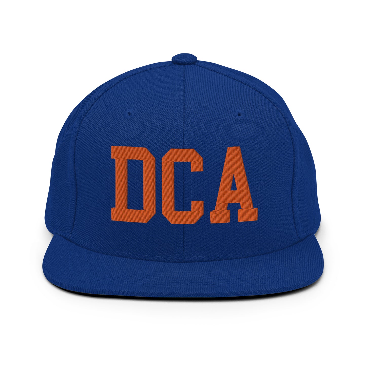 College-Style Classic Snapback Hat • Orange • DCA Washington • YHM Designs - Image 15