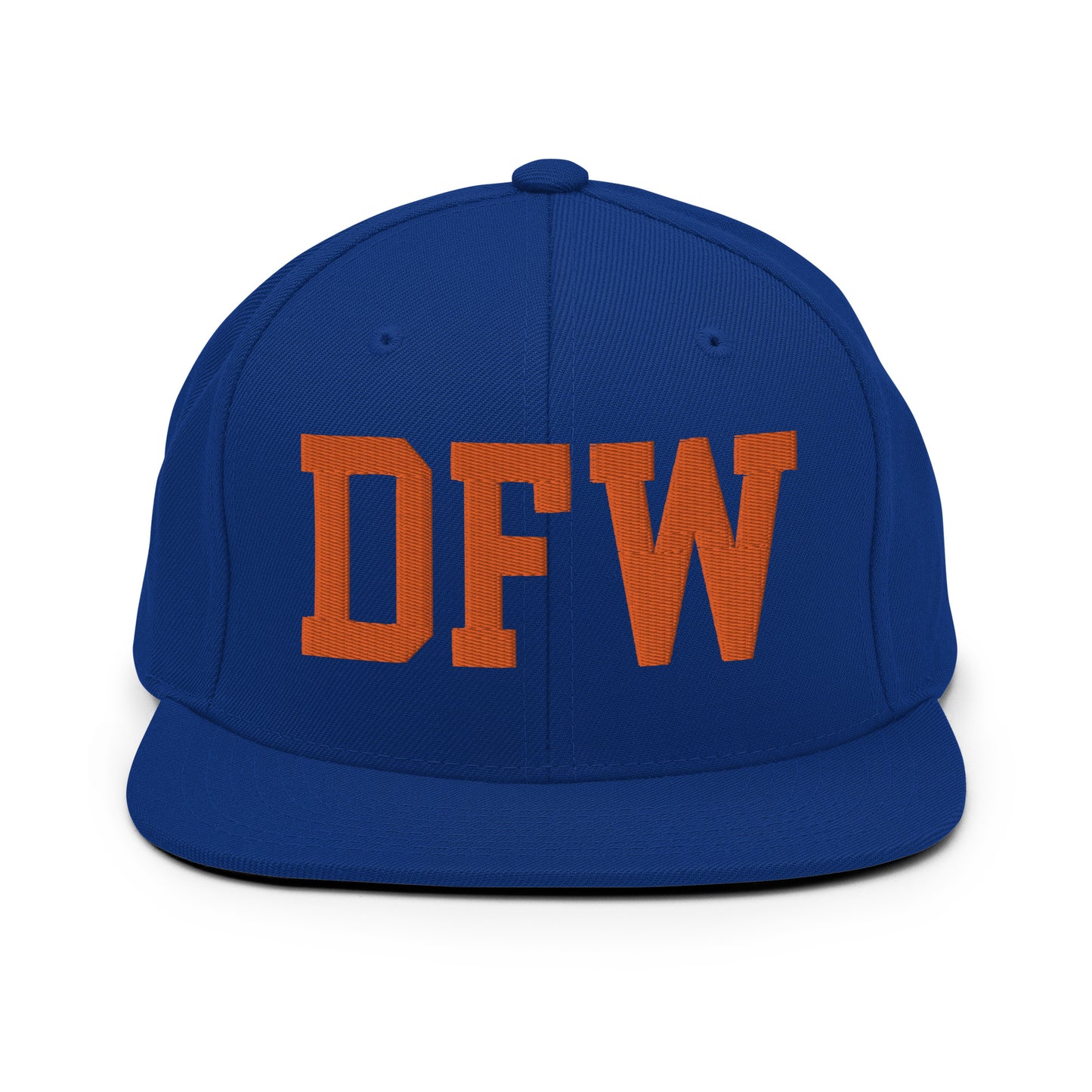 College-Style Classic Snapback Hat • Orange • DFW Dallas • YHM Designs - Image 15