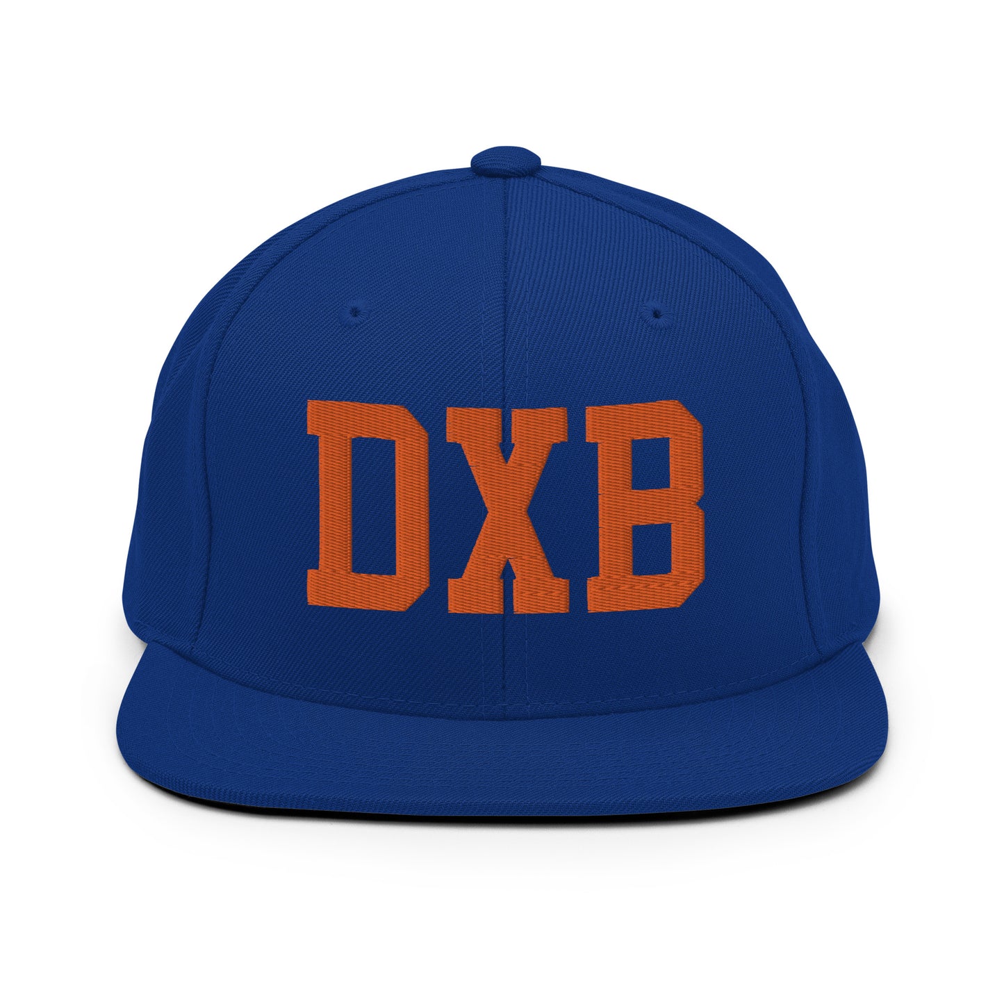 College-Style Classic Snapback Hat • Orange • DXB Dubai • YHM Designs - Image 15