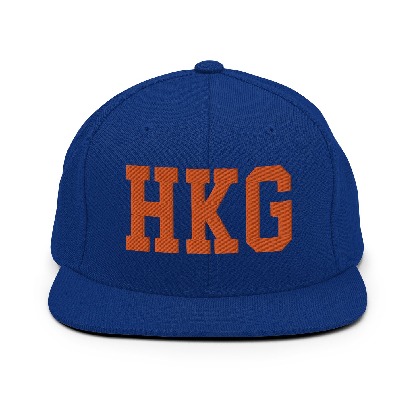 College-Style Classic Snapback Hat • Orange • HKG Hong Kong • YHM Designs - Image 15