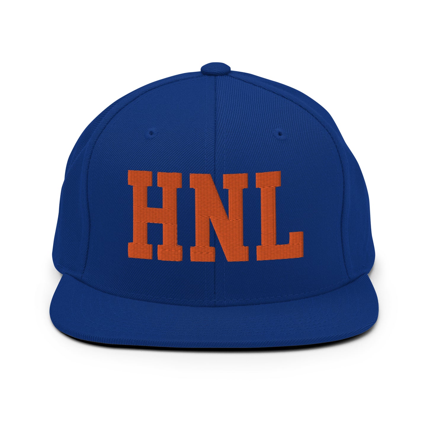 College-Style Classic Snapback Hat • Orange • HNL Honolulu • YHM Designs - Image 15