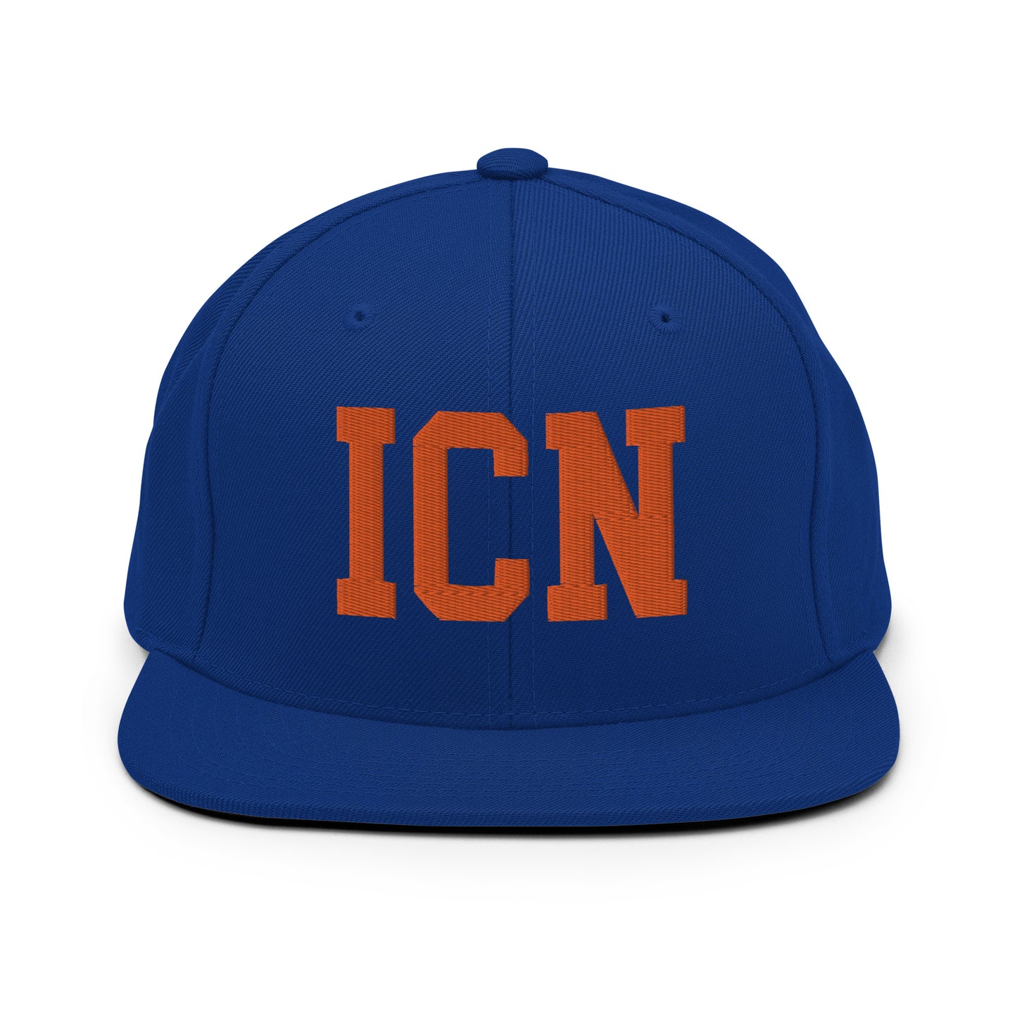 College-Style Classic Snapback Hat • Orange • ICN Seoul • YHM Designs - Image 15