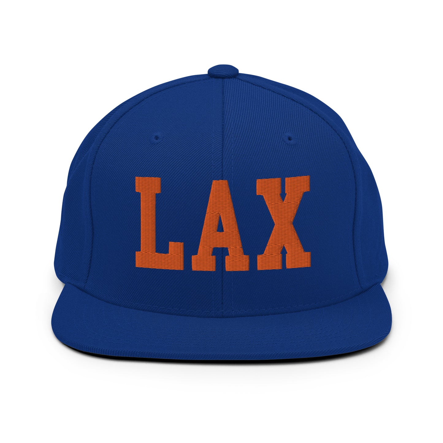 College-Style Classic Snapback Hat • Orange • LAX Los Angeles • YHM Designs - Image 15