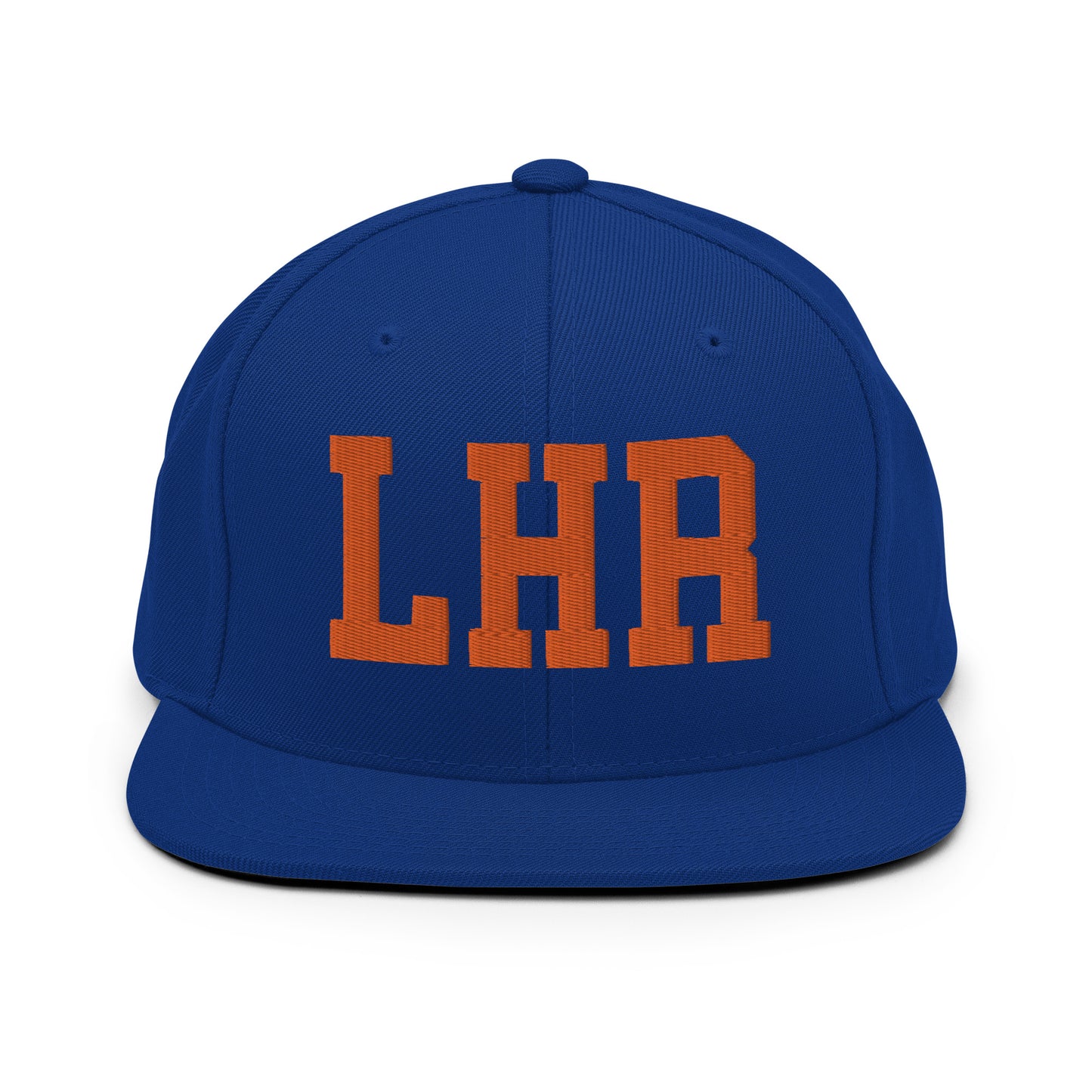 College-Style Classic Snapback Hat • Orange • LHR London • YHM Designs - Image 15