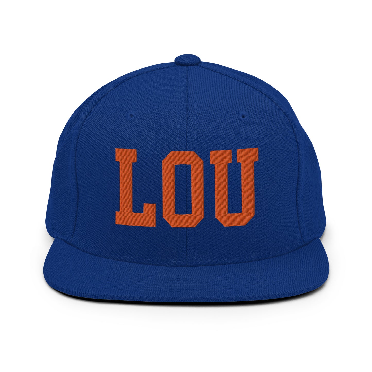 College-Style Classic Snapback Hat • Orange • LOU Louisville • YHM Designs - Image 15
