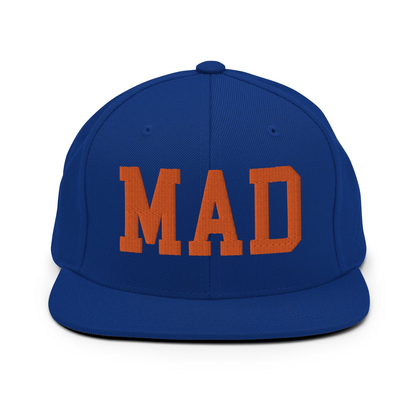 College-Style Classic Snapback Hat • Orange • MAD Madrid • YHM Designs - Image 15