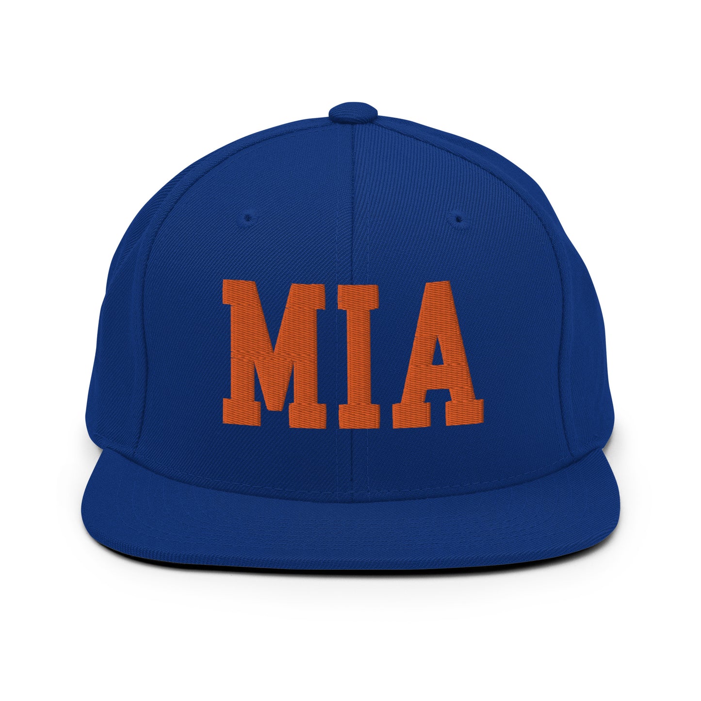 College-Style Classic Snapback Hat • Orange • MIA Miami • YHM Designs - Image 15