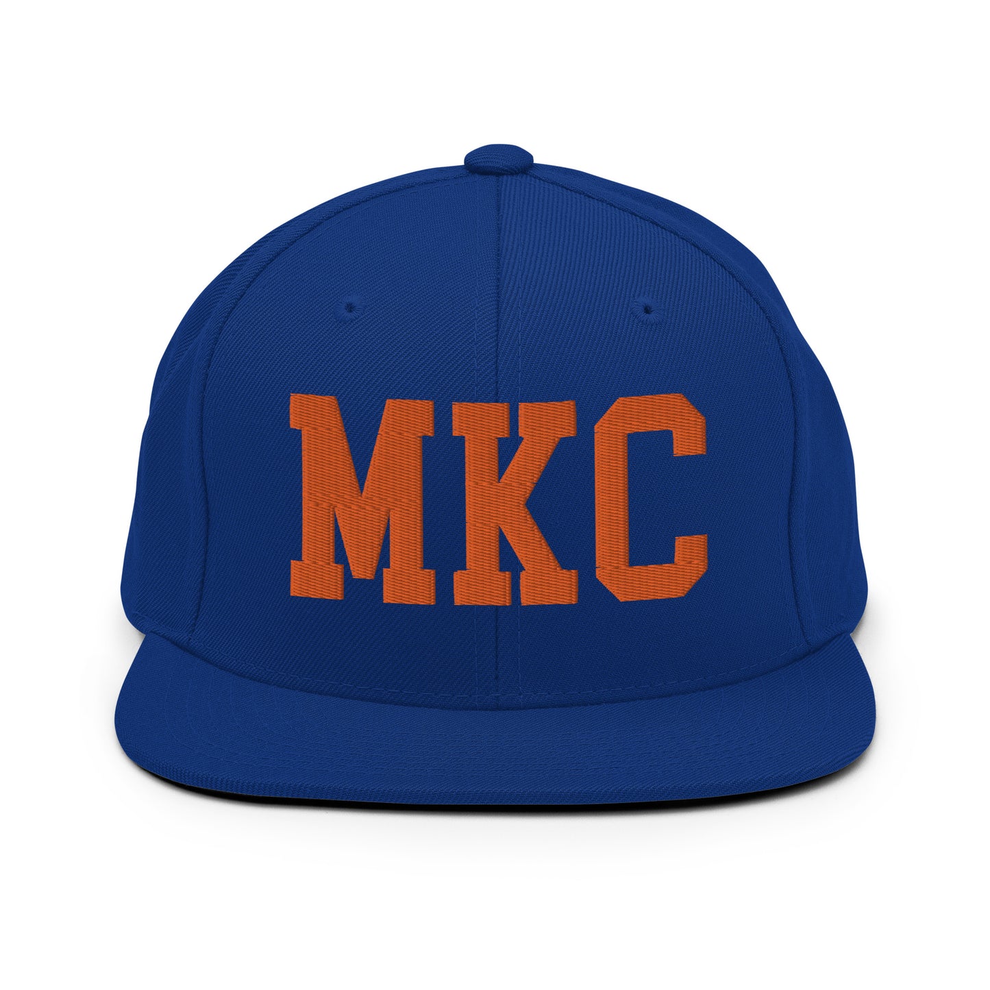 College-Style Classic Snapback Hat • Orange • MKC Kansas City • YHM Designs - Image 15