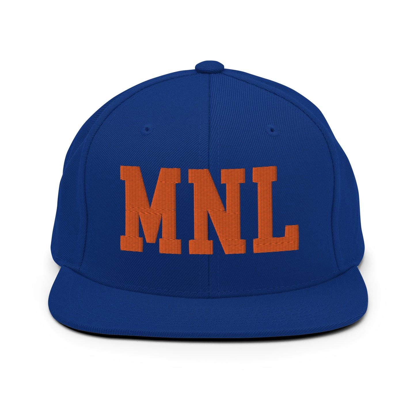 College-Style Classic Snapback Hat • Orange • MNL Manila • YHM Designs - Image 15