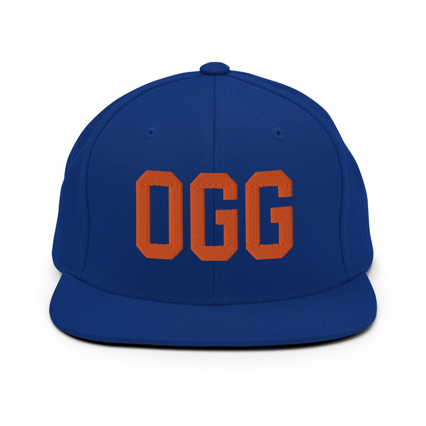 College-Style Classic Snapback Hat • Orange • OGG Maui Souvenir • YHM Designs - Image 15