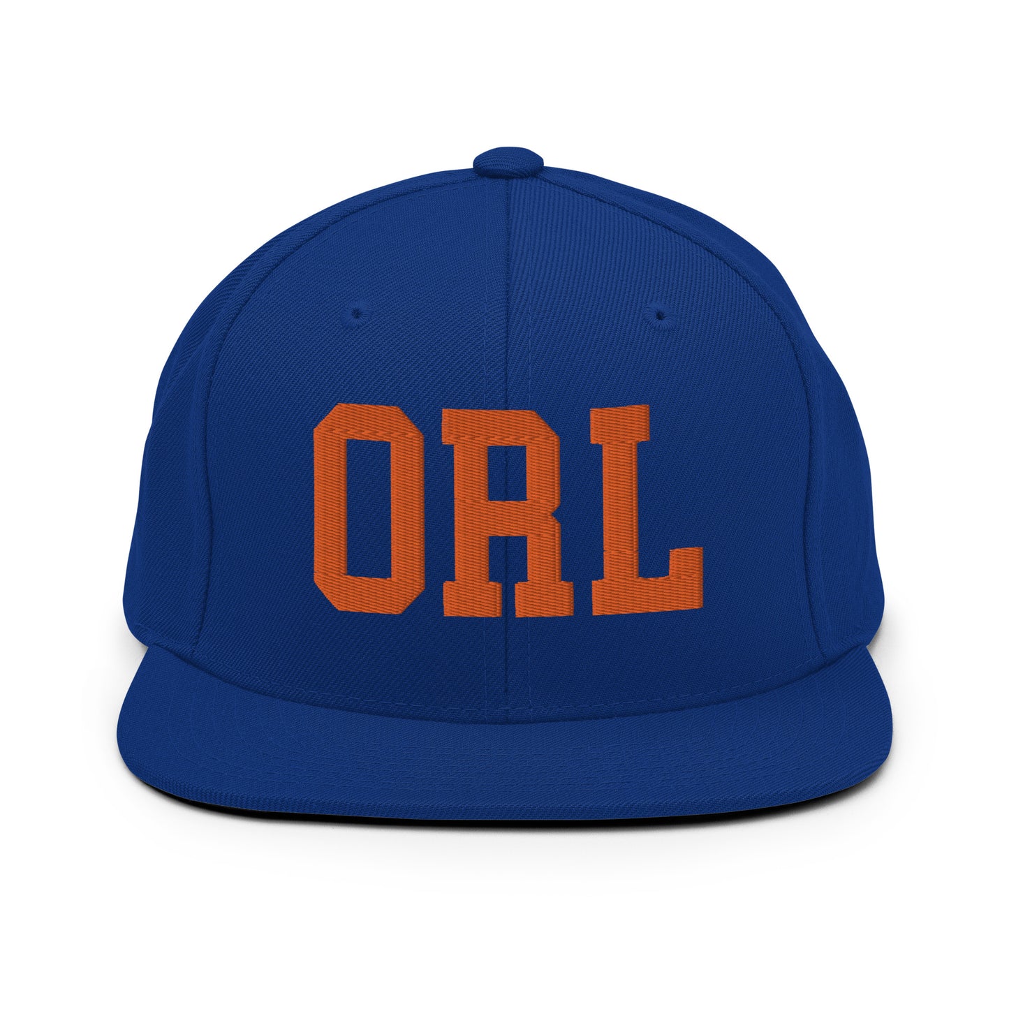 College-Style Classic Snapback Hat • Orange • ORL Orlando • YHM Designs - Image 15