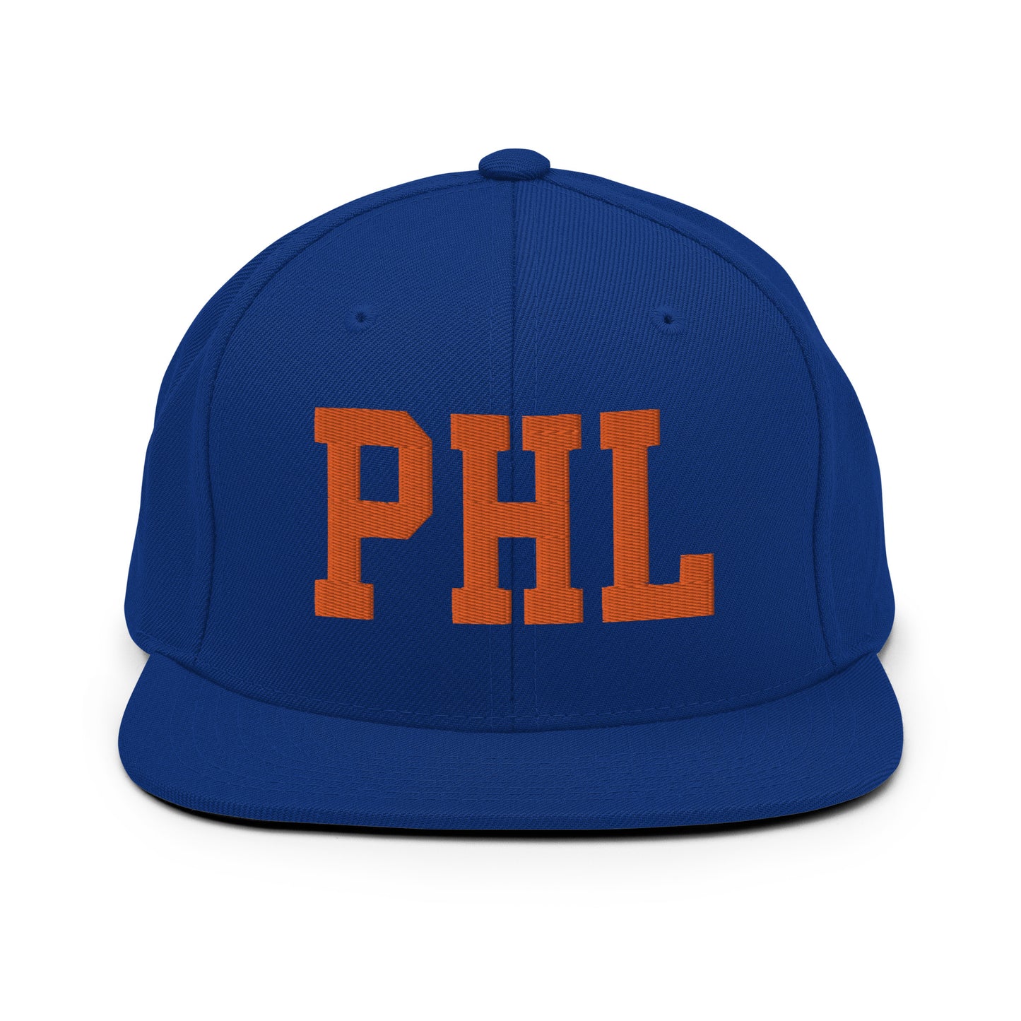 College-Style Classic Snapback Hat • Orange • PHL Philadelphia • YHM Designs - Image 15