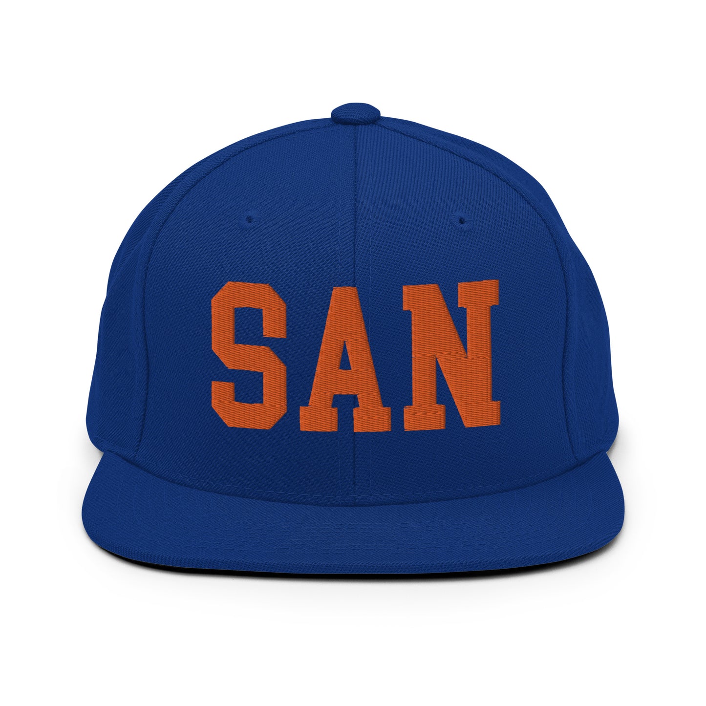 College-Style Classic Snapback Hat • Orange • SAN San Diego • YHM Designs - Image 15