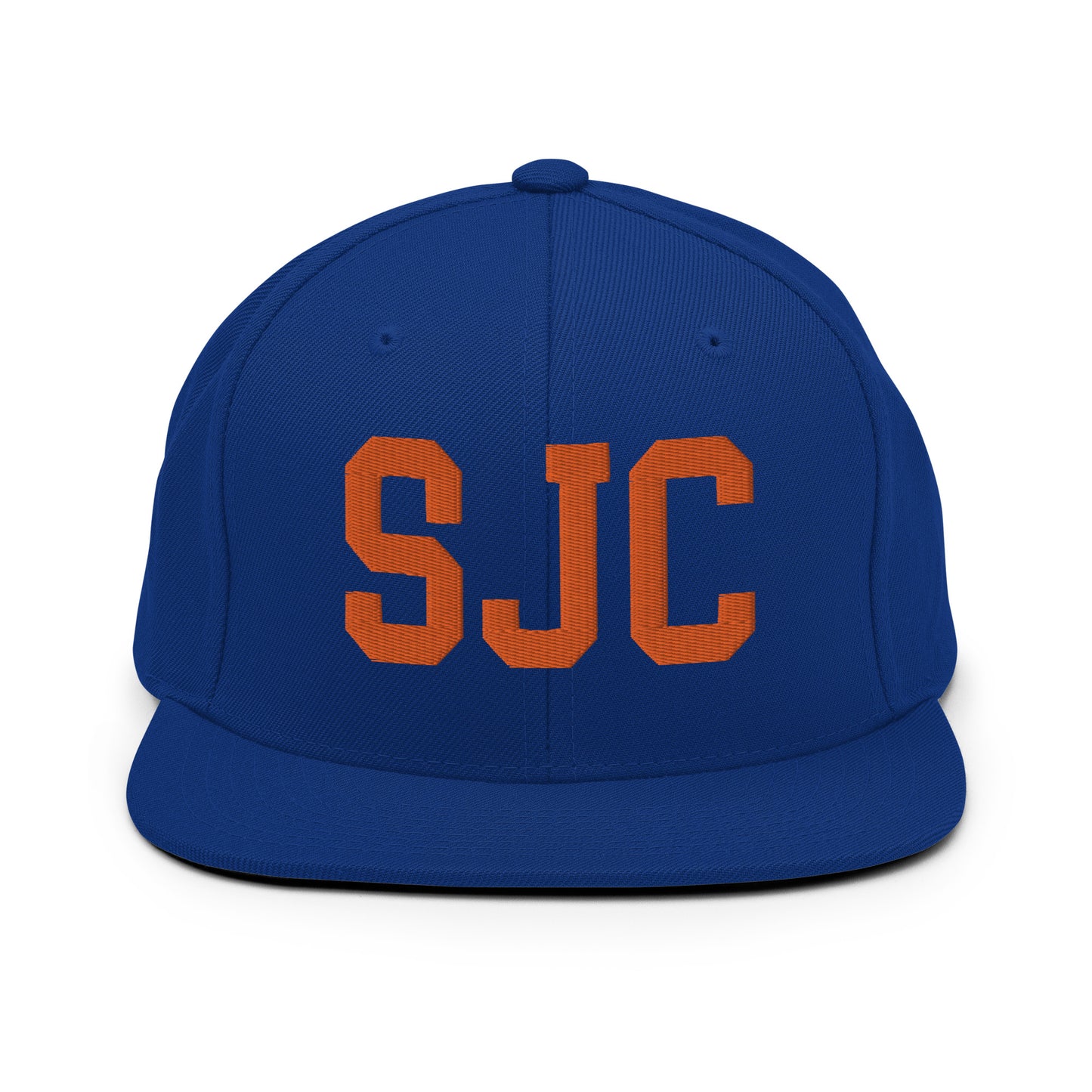 College-Style Classic Snapback Hat • Orange • SJC San Jose • YHM Designs - Image 15