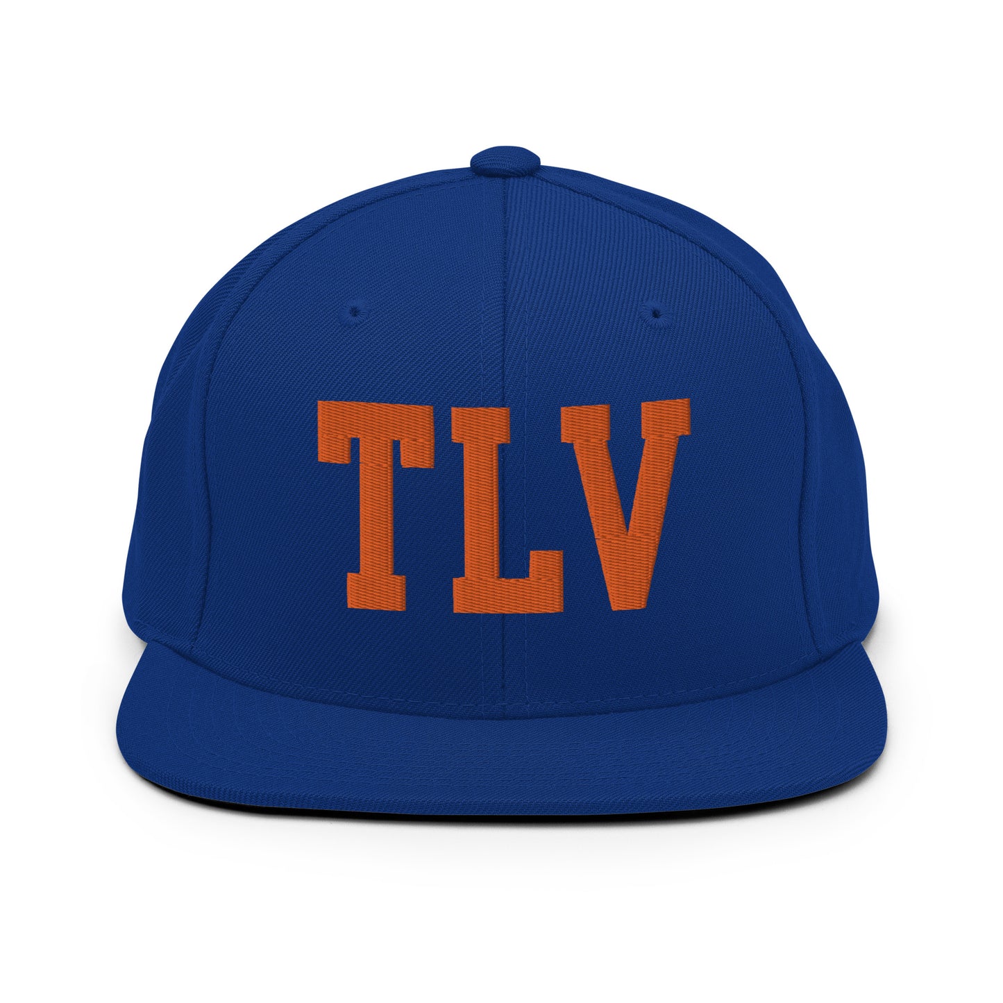 College-Style Classic Snapback Hat • Orange • TLV Tel Aviv • YHM Designs - Image 15