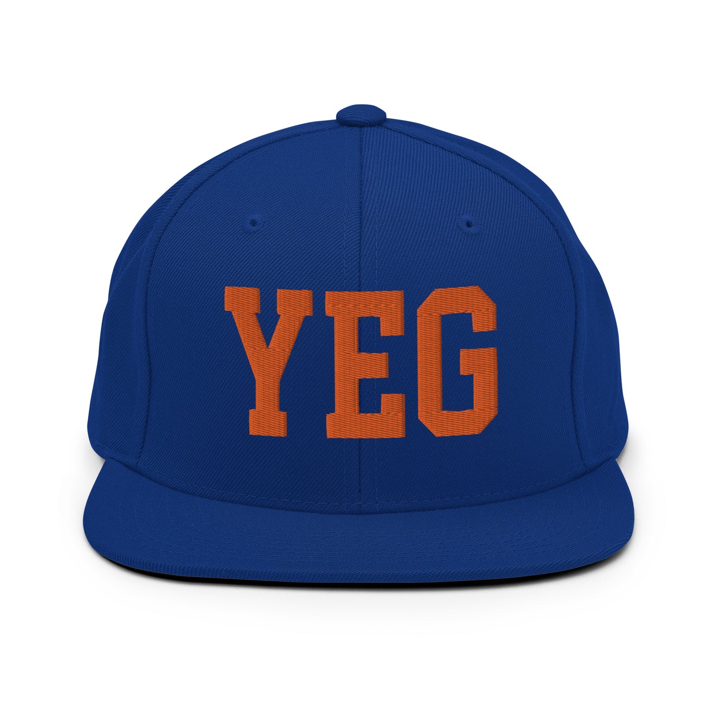 College-Style Classic Snapback Hat • Orange • YEG Edmonton Souvenir • YHM Designs - Image 15
