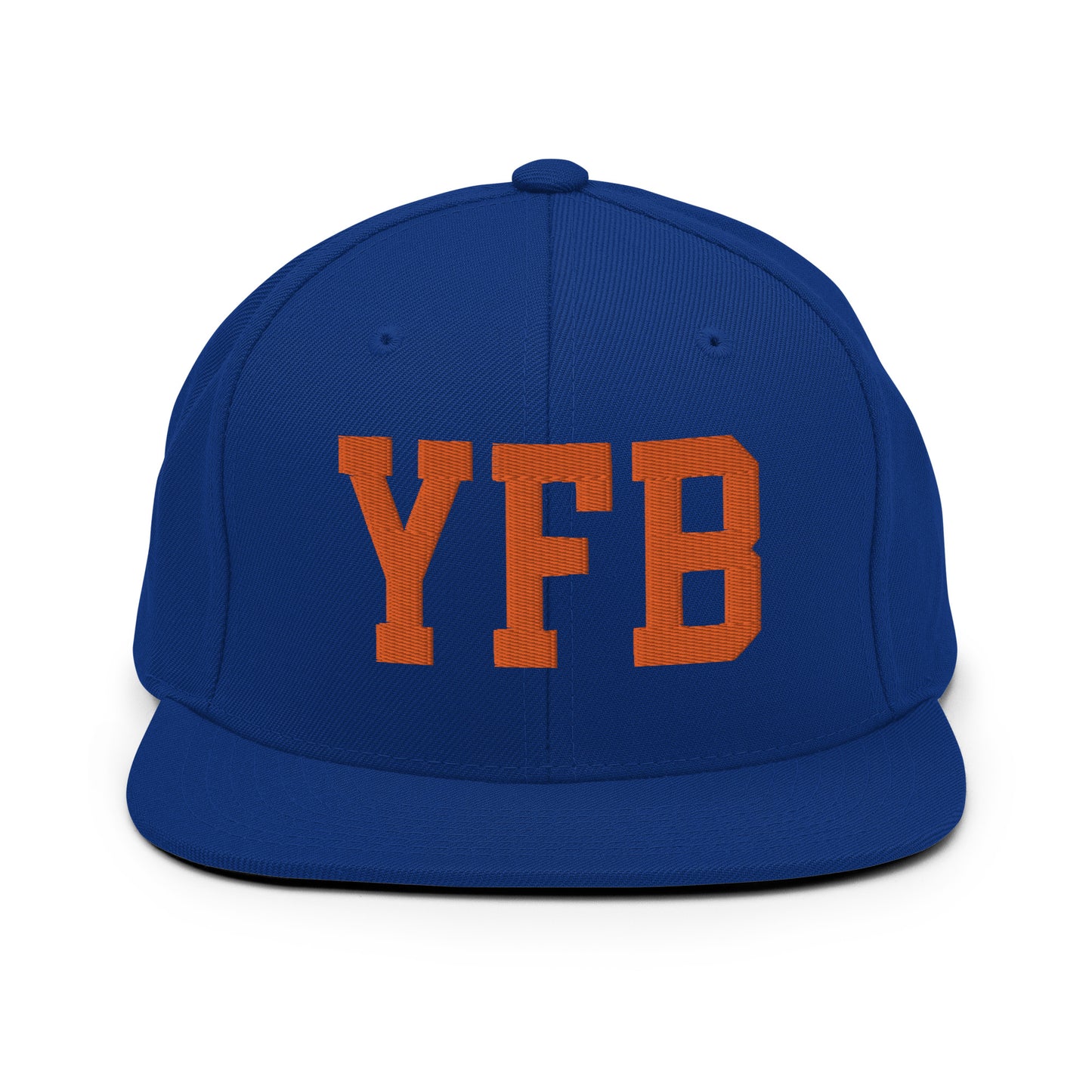 College-Style Classic Snapback Hat • Orange • YFB Iqaluit Souvenir • YHM Designs - Image 15