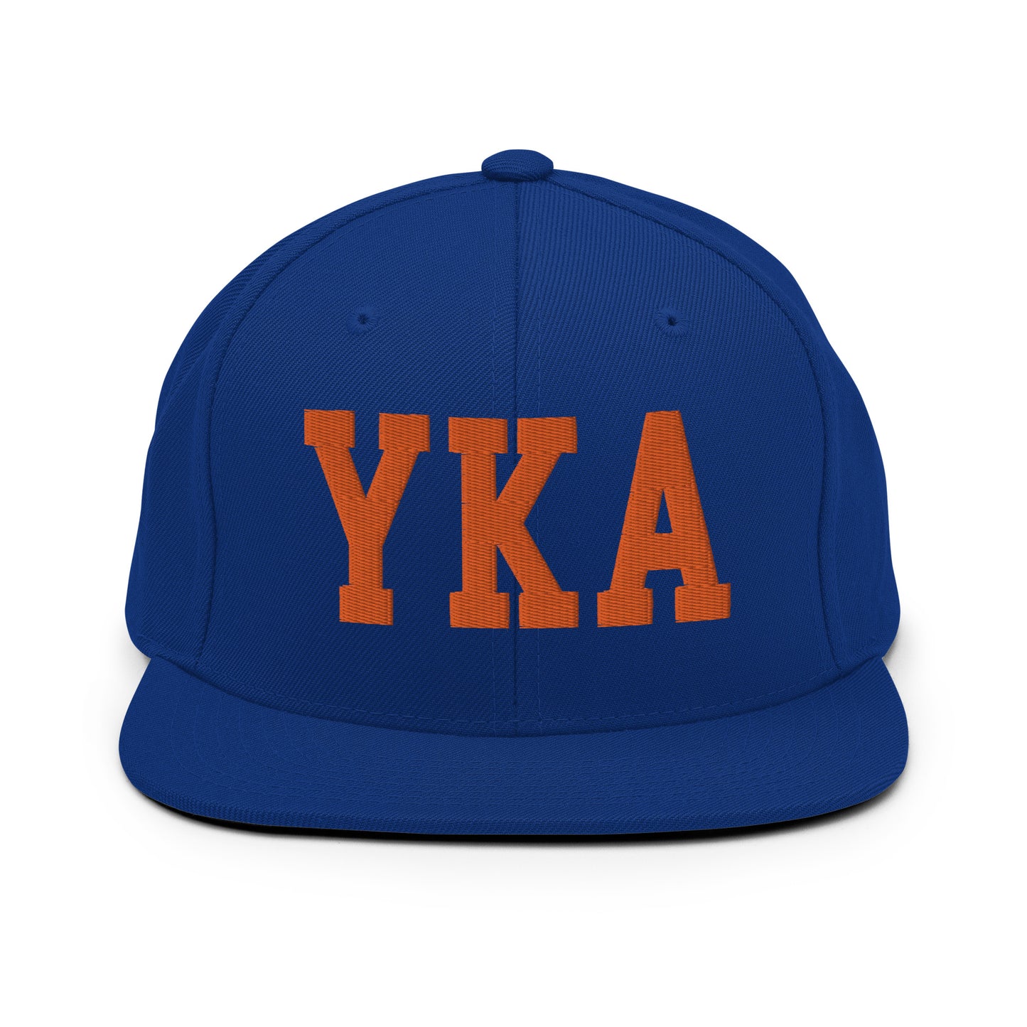 College-Style Classic Snapback Hat • Orange • YKA Kamloops • YHM Designs - Image 15