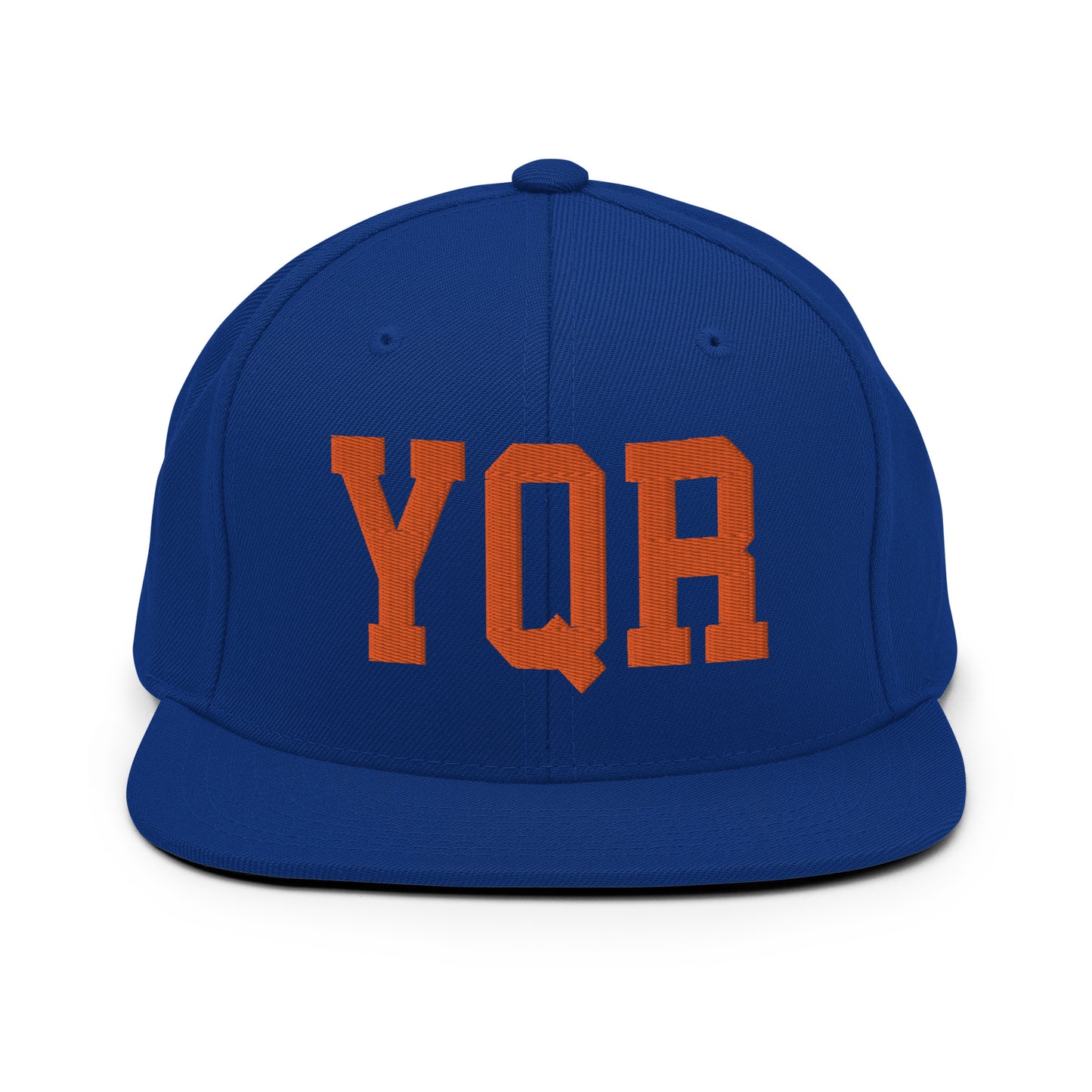 College-Style Classic Snapback Hat • Orange • YQR Regina • YHM Designs - Image 15