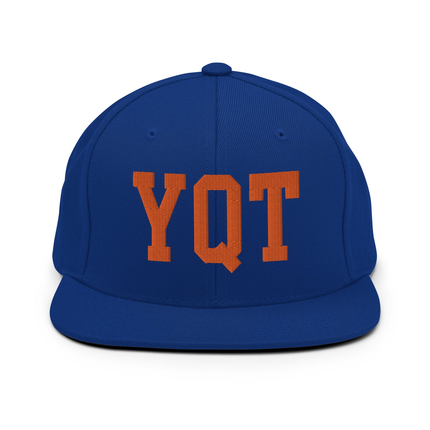 College-Style Classic Snapback Hat • Orange • YQT Thunder Bay • YHM Designs - Image 15