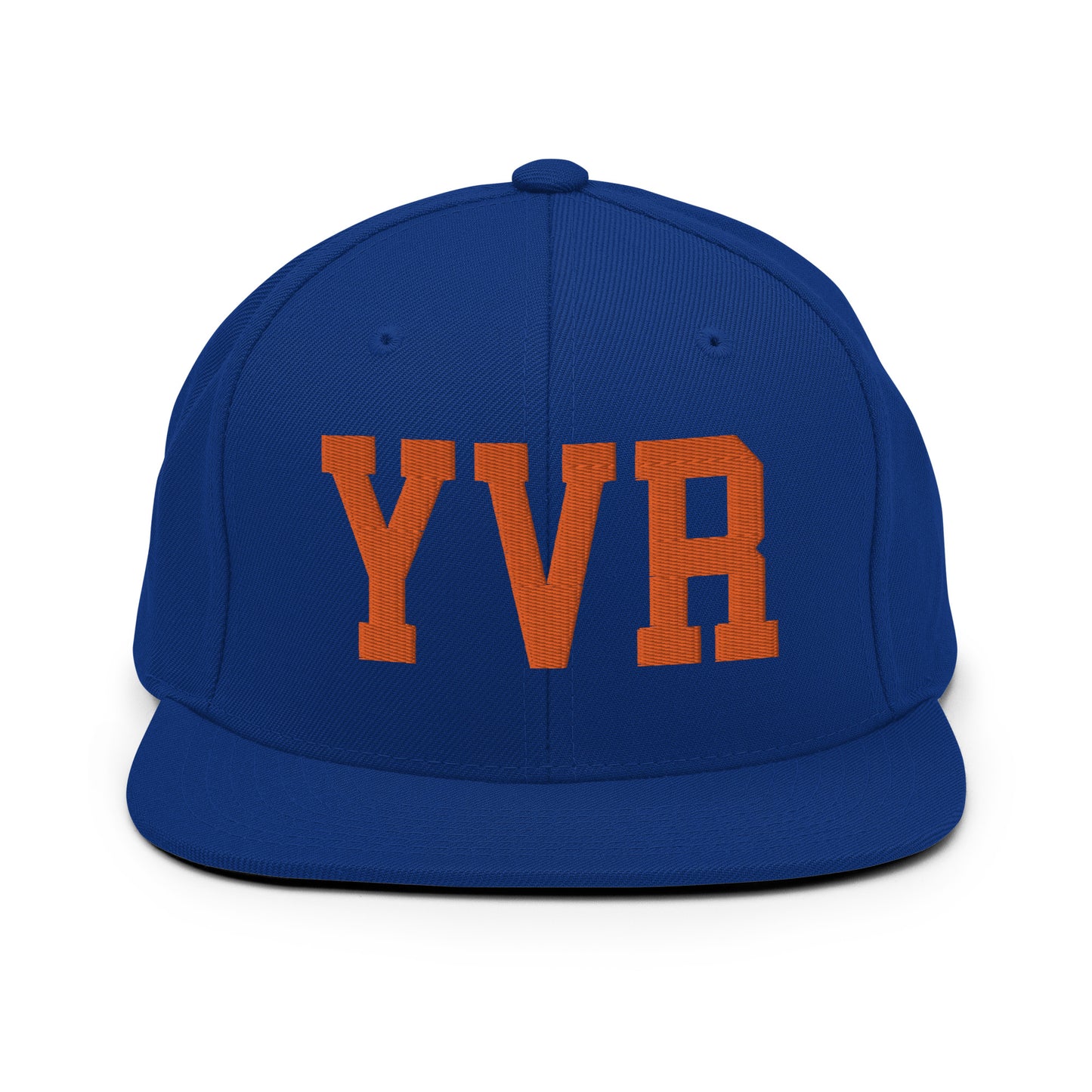 College-Style Classic Snapback Hat • Orange • YVR Vancouver • YHM Designs - Image 15