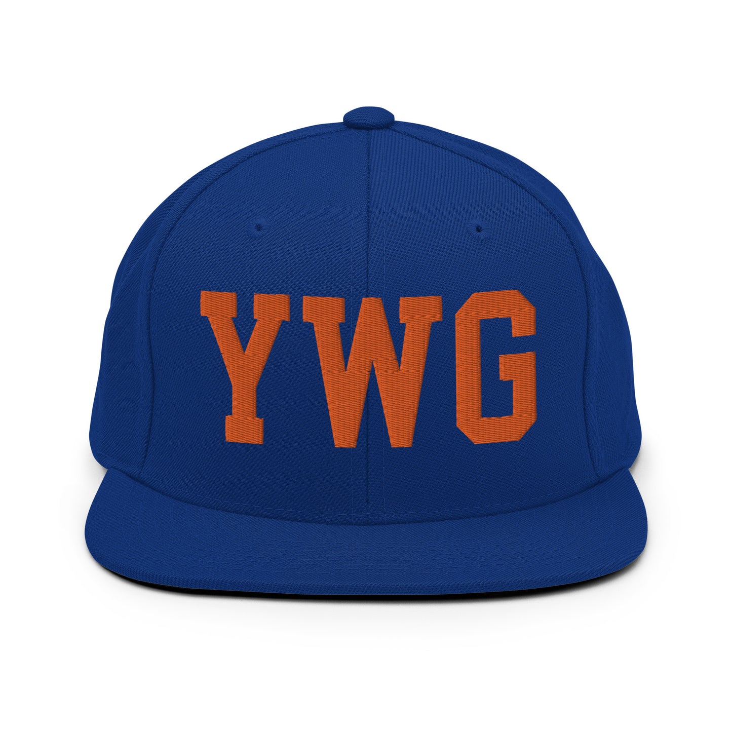 College-Style Classic Snapback Hat • Orange • YWG Winnipeg • YHM Designs - Image 15