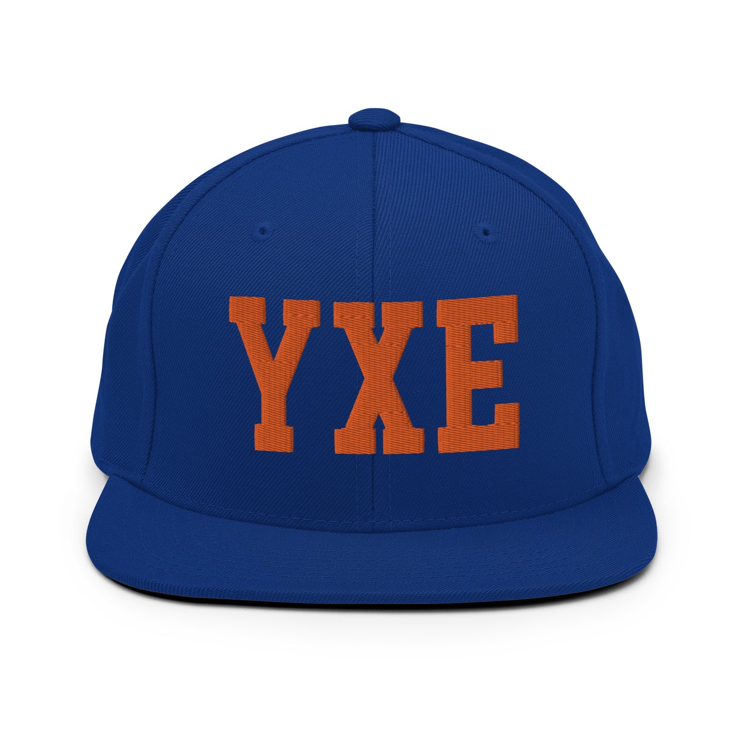 College-Style Classic Snapback Hat • Orange • YXE Saskatoon • YHM Designs - Image 15