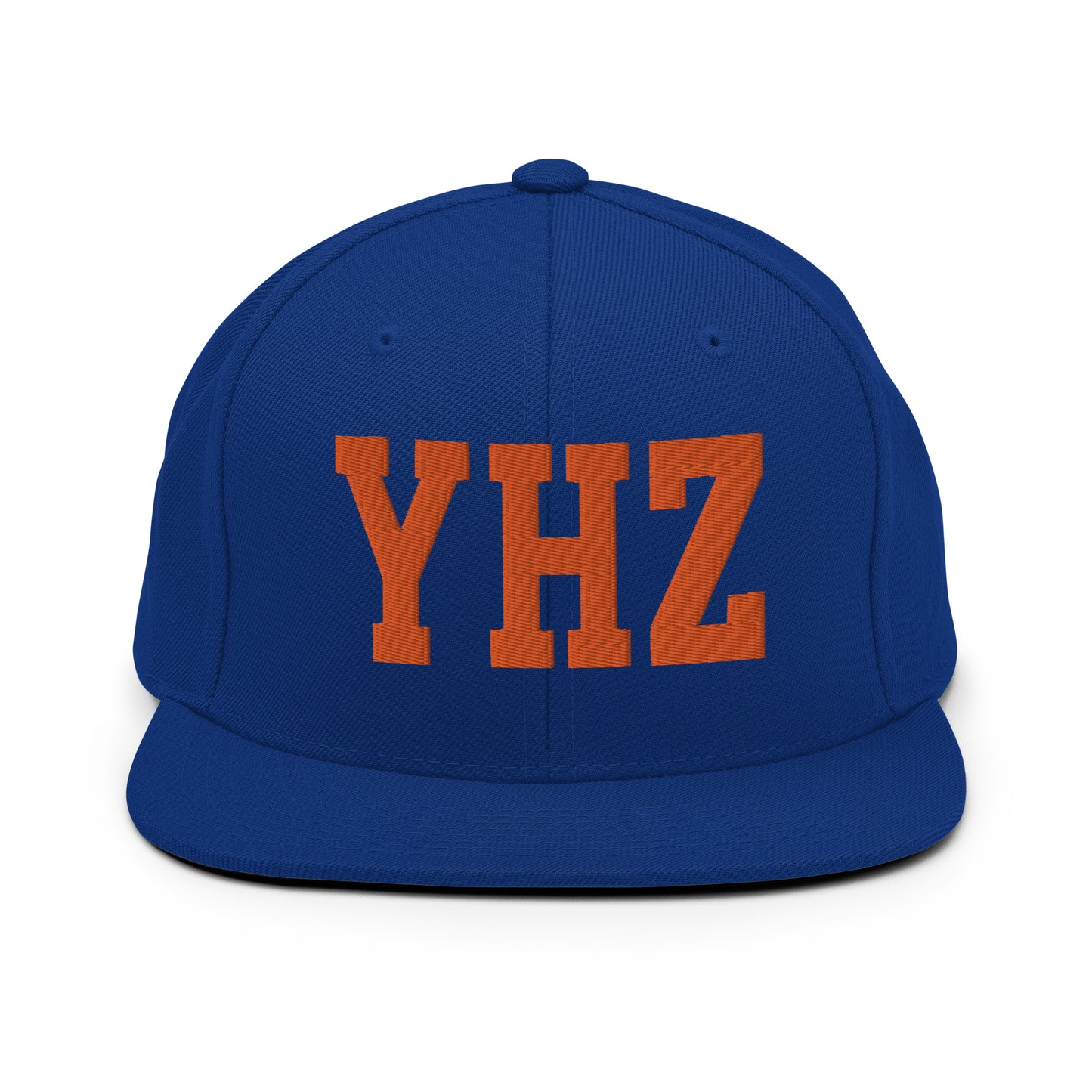 College-Style Classic Snapback Hat • Orange • YHZ Halifax • YHM Designs - Image 15