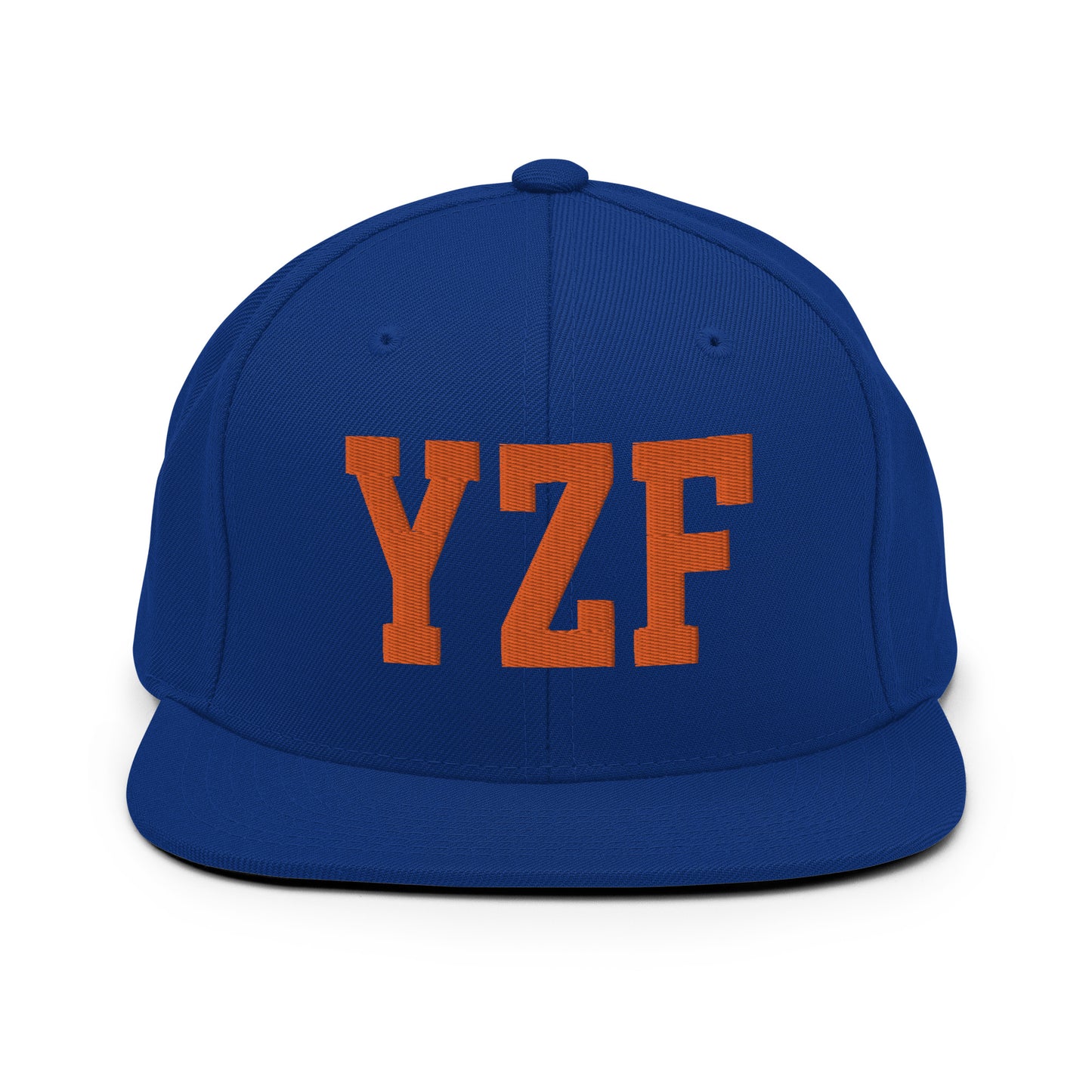College-Style Classic Snapback Hat • Orange • YZF Yellowknife • YHM Designs - Image 15