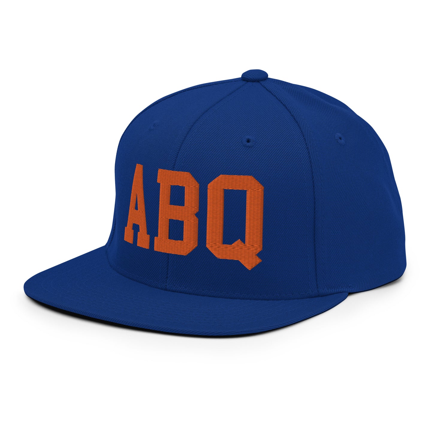 College-Style Classic Snapback Hat • Orange • ABQ Albuquerque • YHM Designs - Image 17
