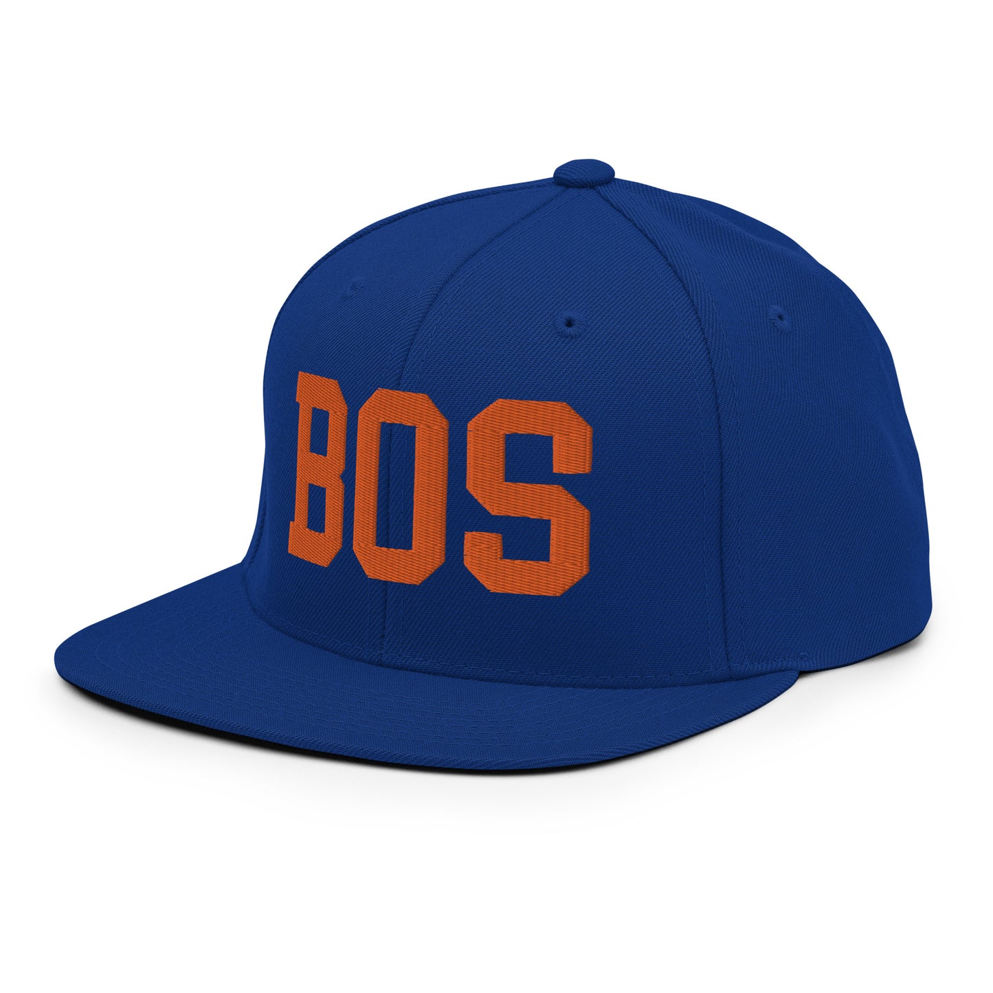 College-Style Classic Snapback Hat • Orange • BOS Boston • YHM Designs - Image 17