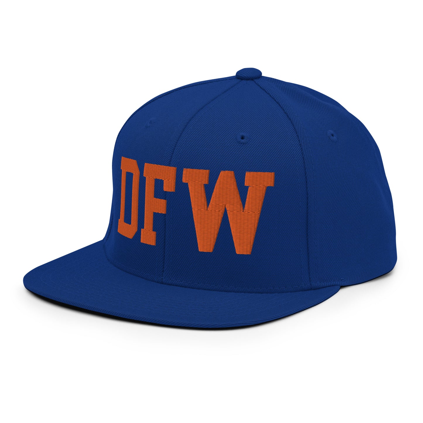 College-Style Classic Snapback Hat • Orange • DFW Dallas • YHM Designs - Image 17