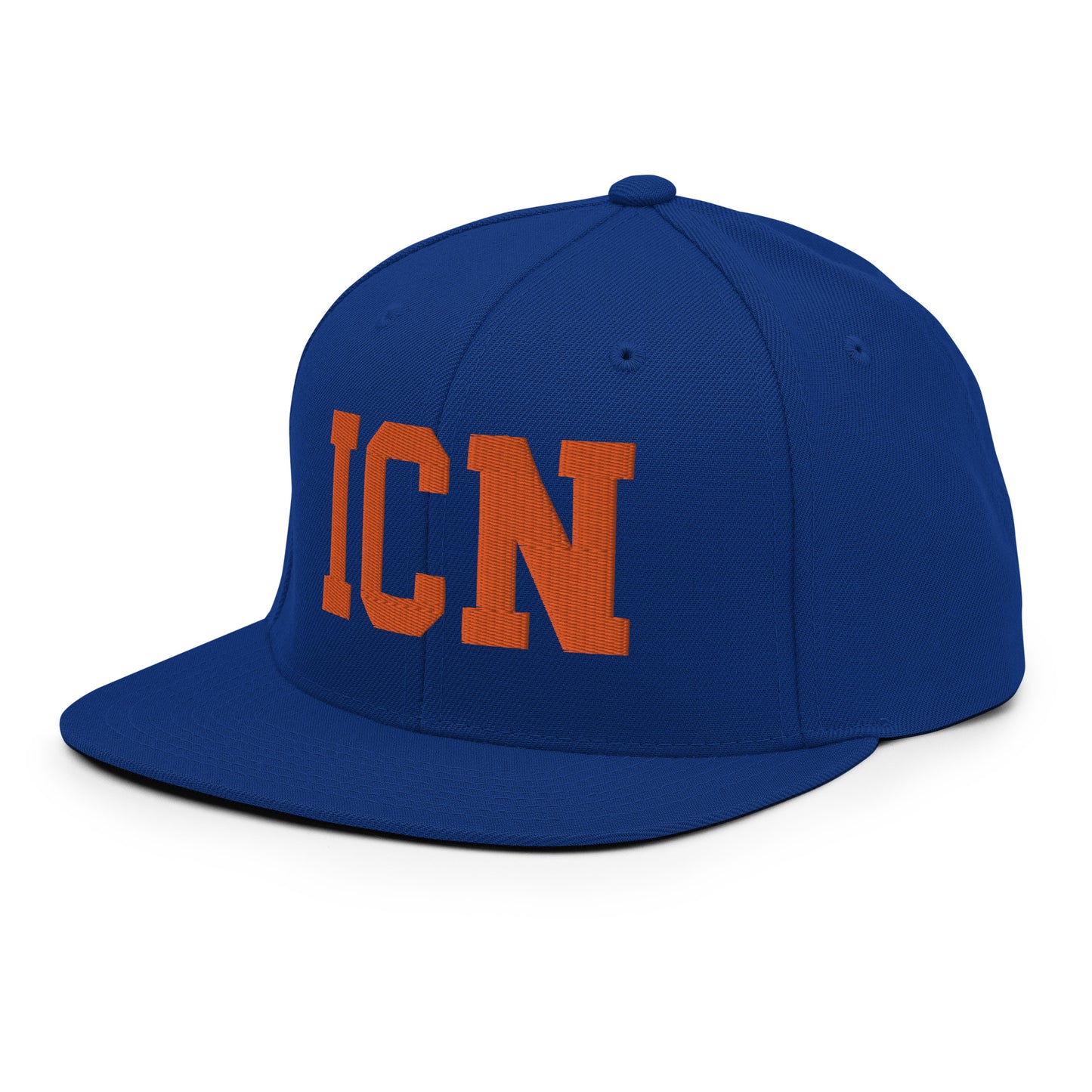 College-Style Classic Snapback Hat • Orange • ICN Seoul • YHM Designs - Image 17
