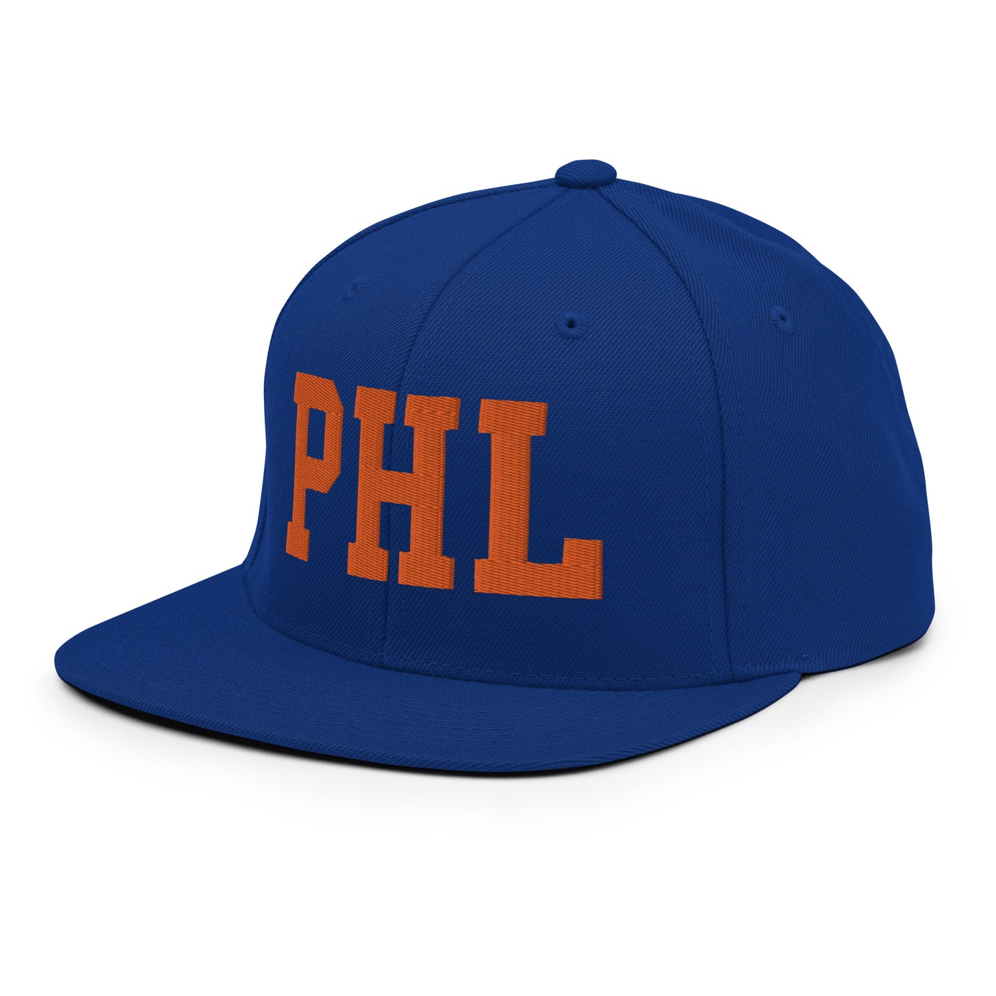 College-Style Classic Snapback Hat • Orange • PHL Philadelphia • YHM Designs - Image 17