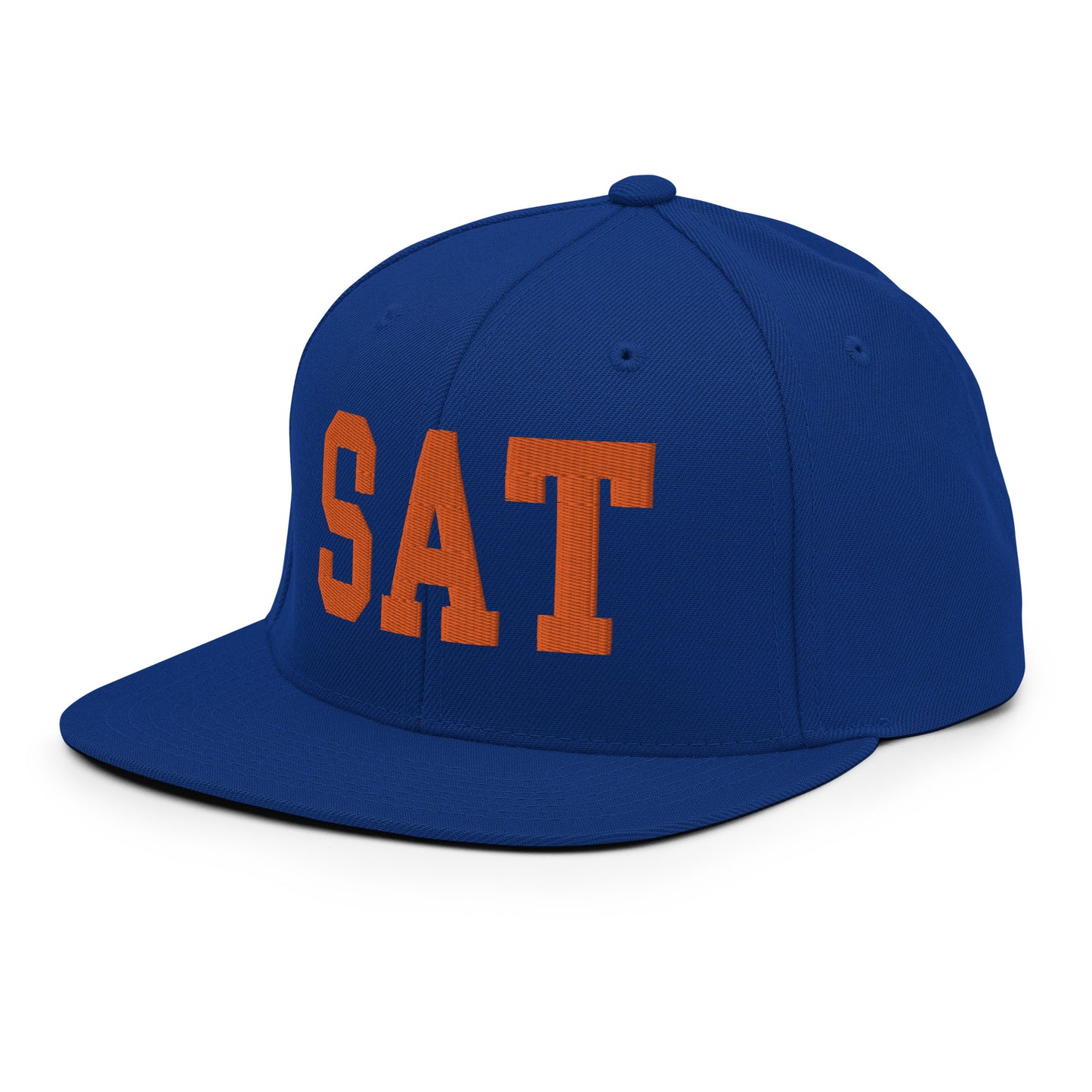 College-Style Classic Snapback Hat • Orange • SAT San Antonio • YHM Designs - Image 17