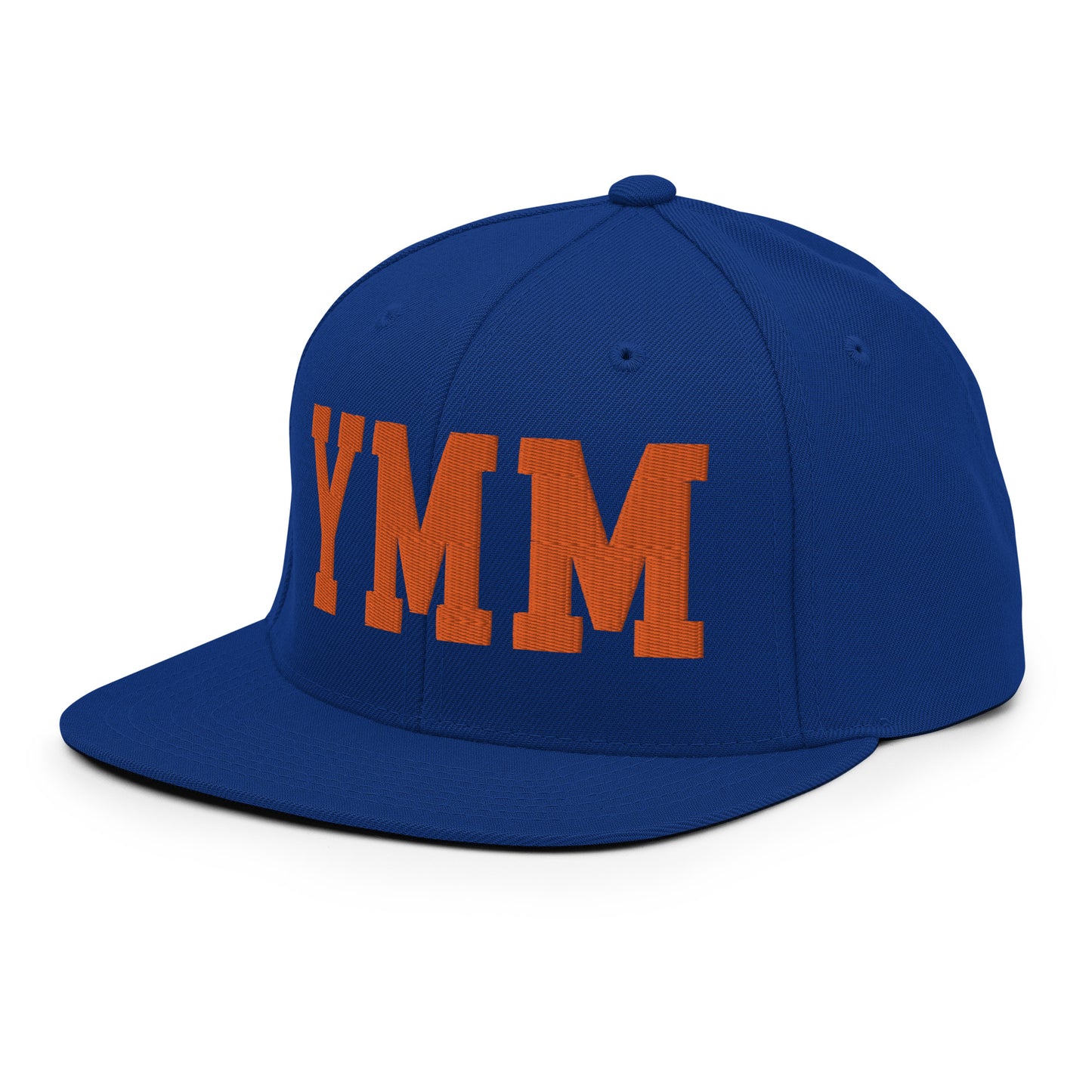 College-Style Classic Snapback Hat • Orange • YMM Fort McMurray • YHM Designs - Image 17