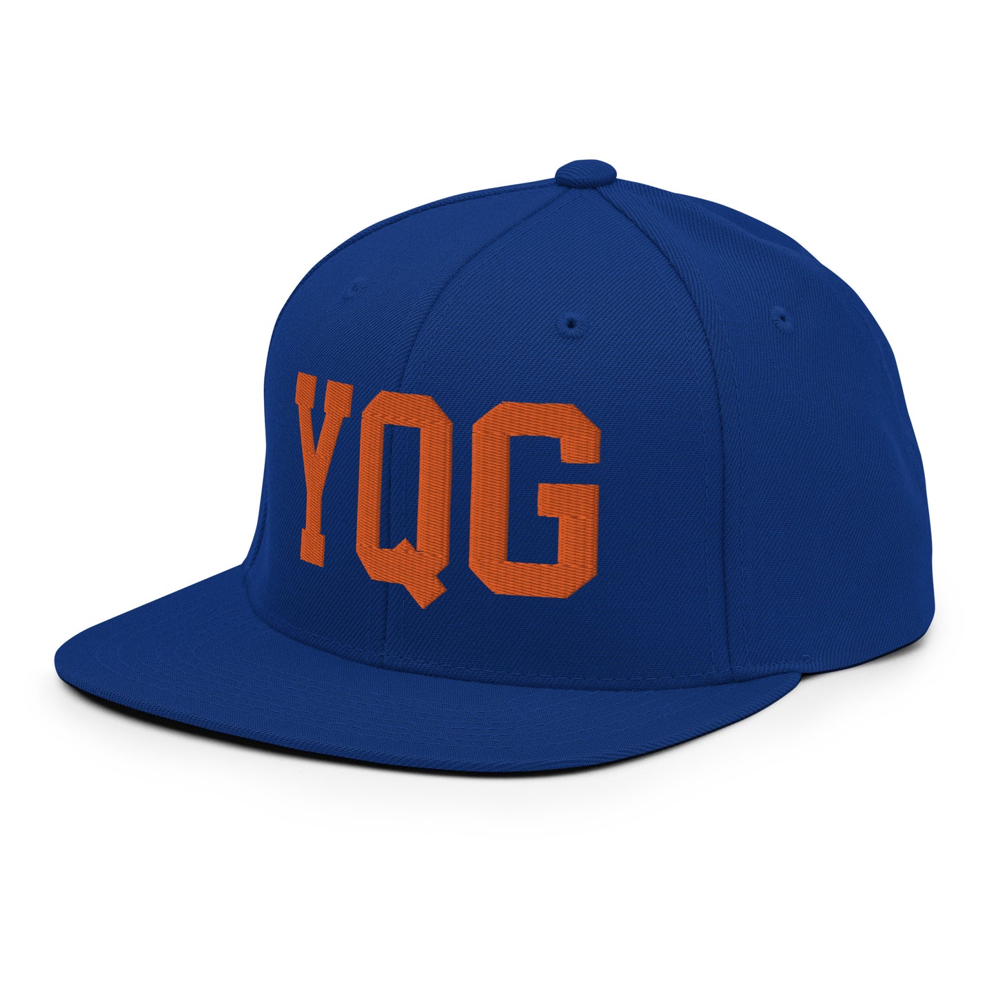 College-Style Classic Snapback Hat • Orange • YQG Windsor • YHM Designs - Image 17