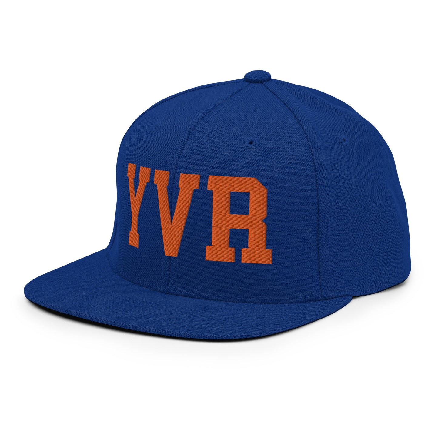 College-Style Classic Snapback Hat • Orange • YVR Vancouver • YHM Designs - Image 17