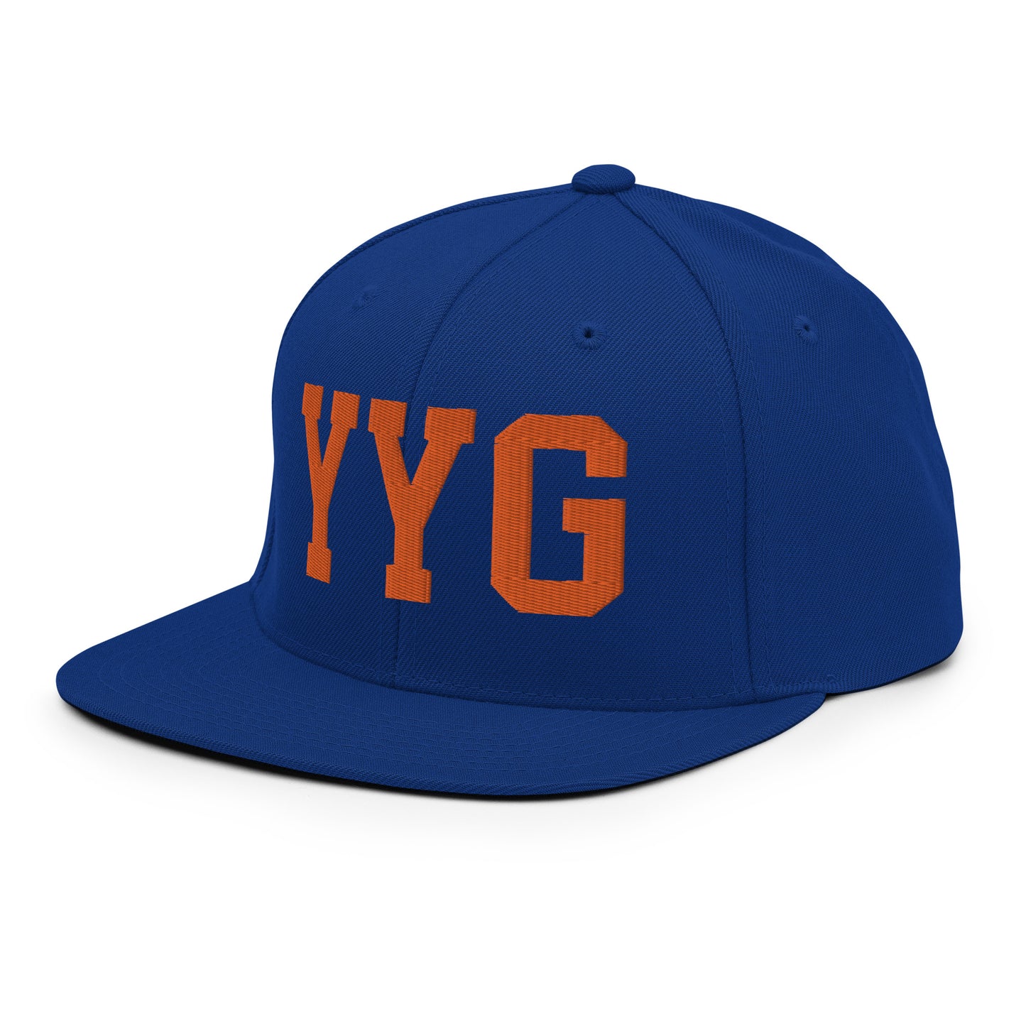 College-Style Classic Snapback Hat • Orange • YYG Charlottetown • YHM Designs - Image 17