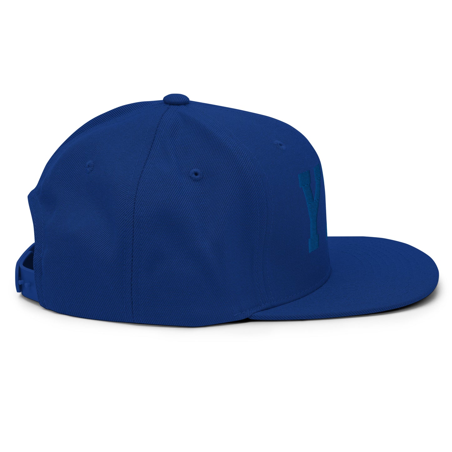 College-Style Classic Snapback Hat • Royal Blue • YZF Yellowknife Souvenir • YHM Designs - Image 11