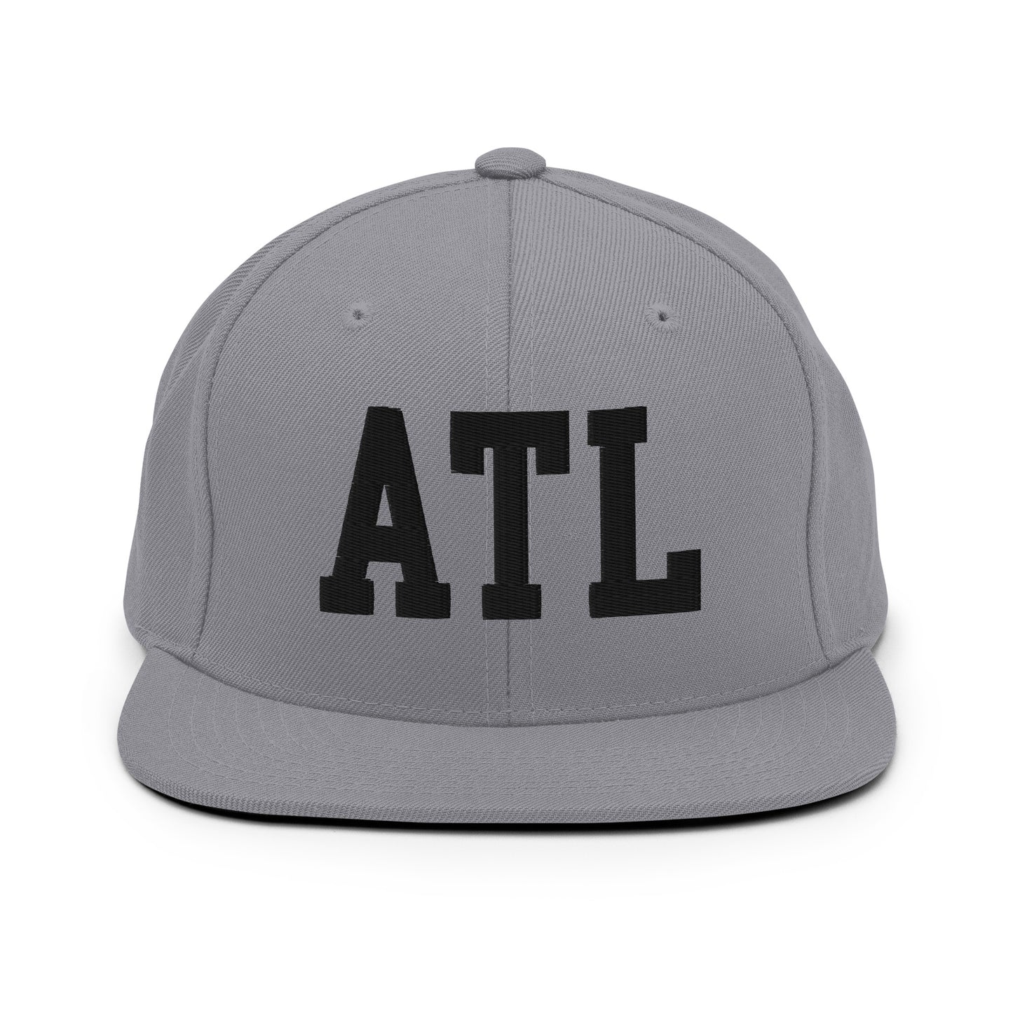 College-Style Classic Snapback Hat • Black • ATL Atlanta Souvenir • YHM Designs - Image 19