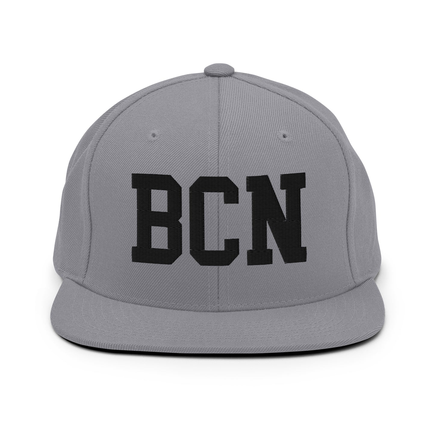 College-Style Classic Snapback Hat • Black • BCN Barcelona Souvenir • YHM Designs - Image 19