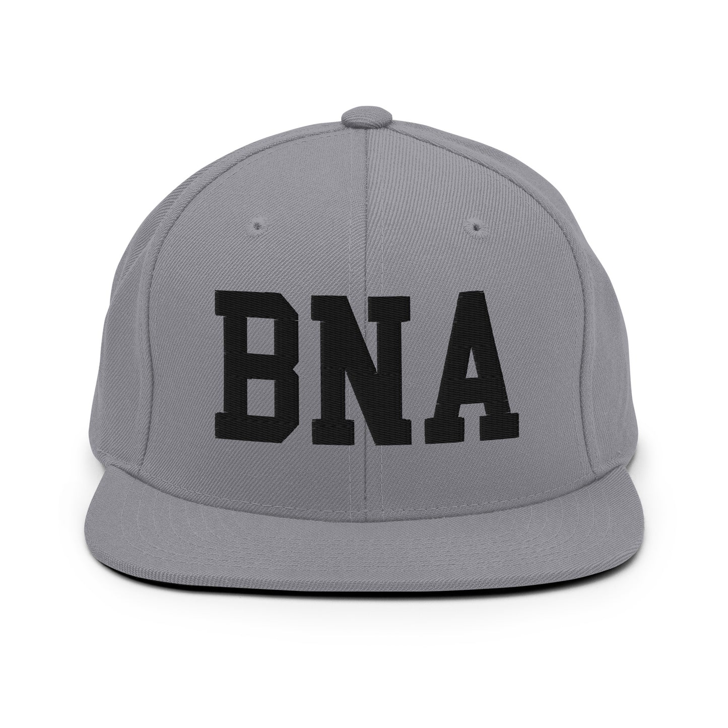 College-Style Classic Snapback Hat • Black • BNA Nashville Souvenir • YHM Designs - Image 19