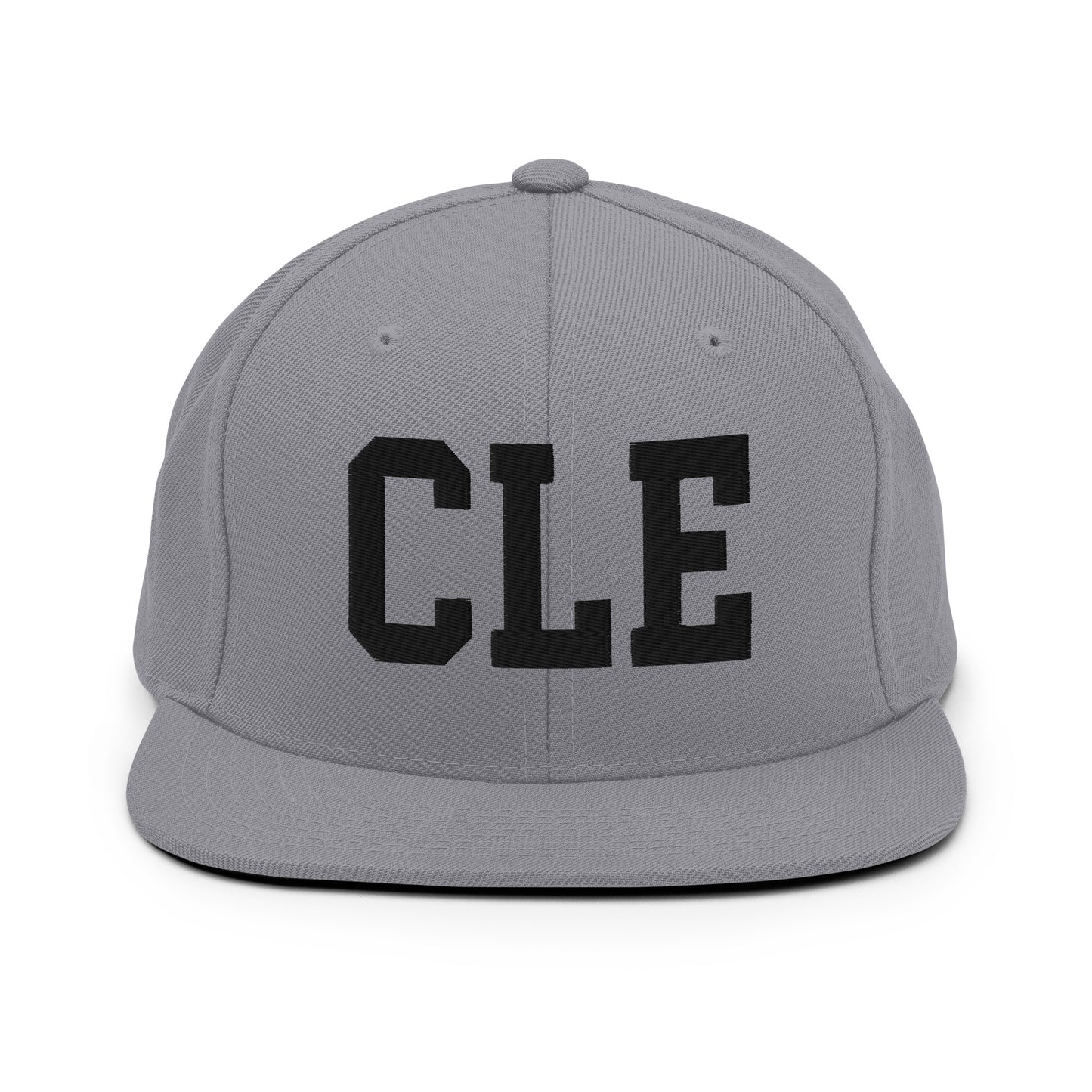College-Style Classic Snapback Hat • Black • CLE Cleveland Souvenir • YHM Designs - Image 19