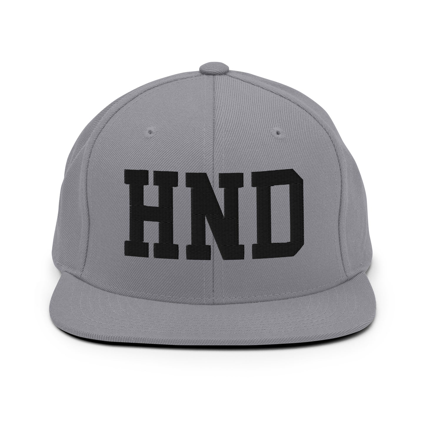 College-Style Classic Snapback Hat • Black • HND Tokyo Souvenir • YHM Designs - Image 19