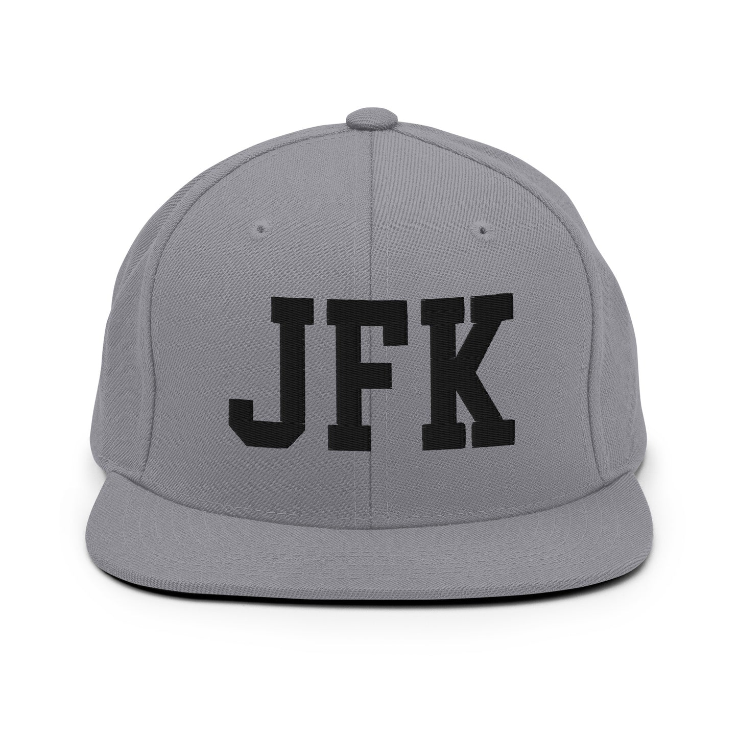 College-Style Classic Snapback Hat • Black • JFK New York City Souvenir • YHM Designs - Image 19