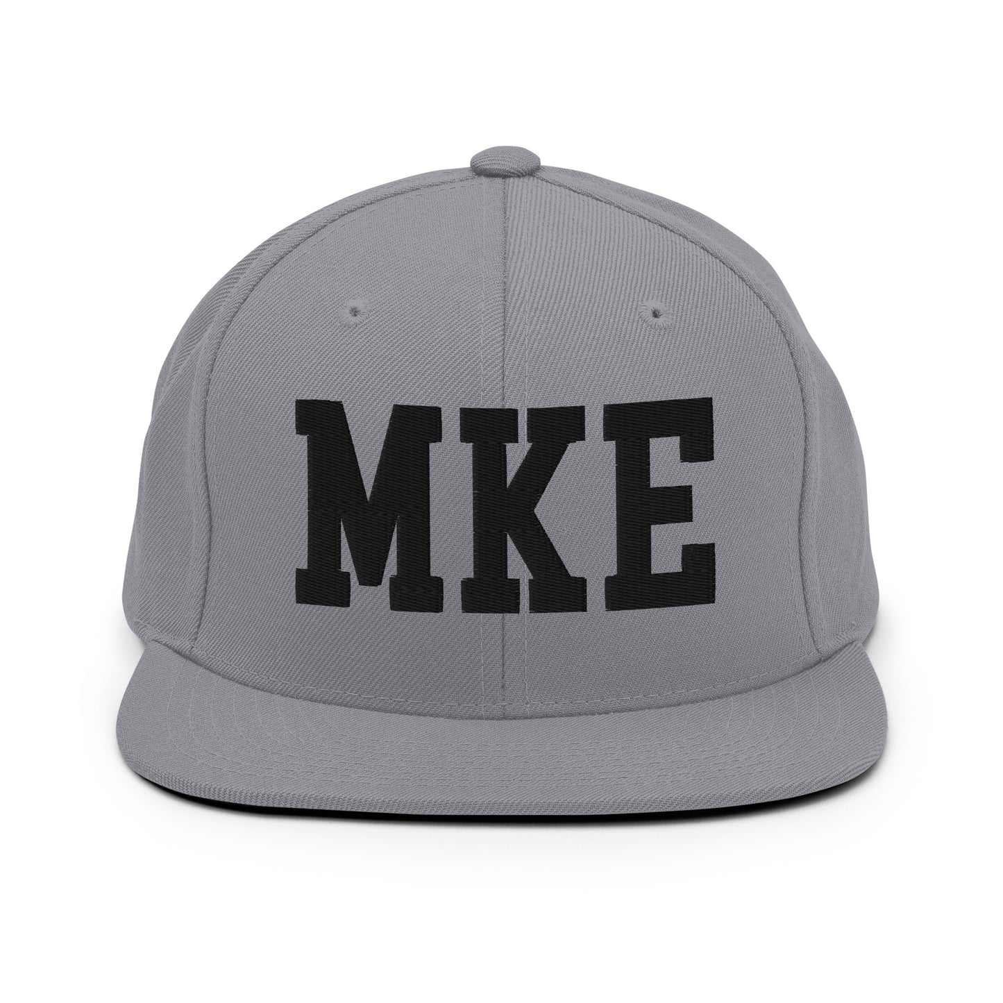 College-Style Classic Snapback Hat • Black • MKE Milwaukee • YHM Designs - Image 19