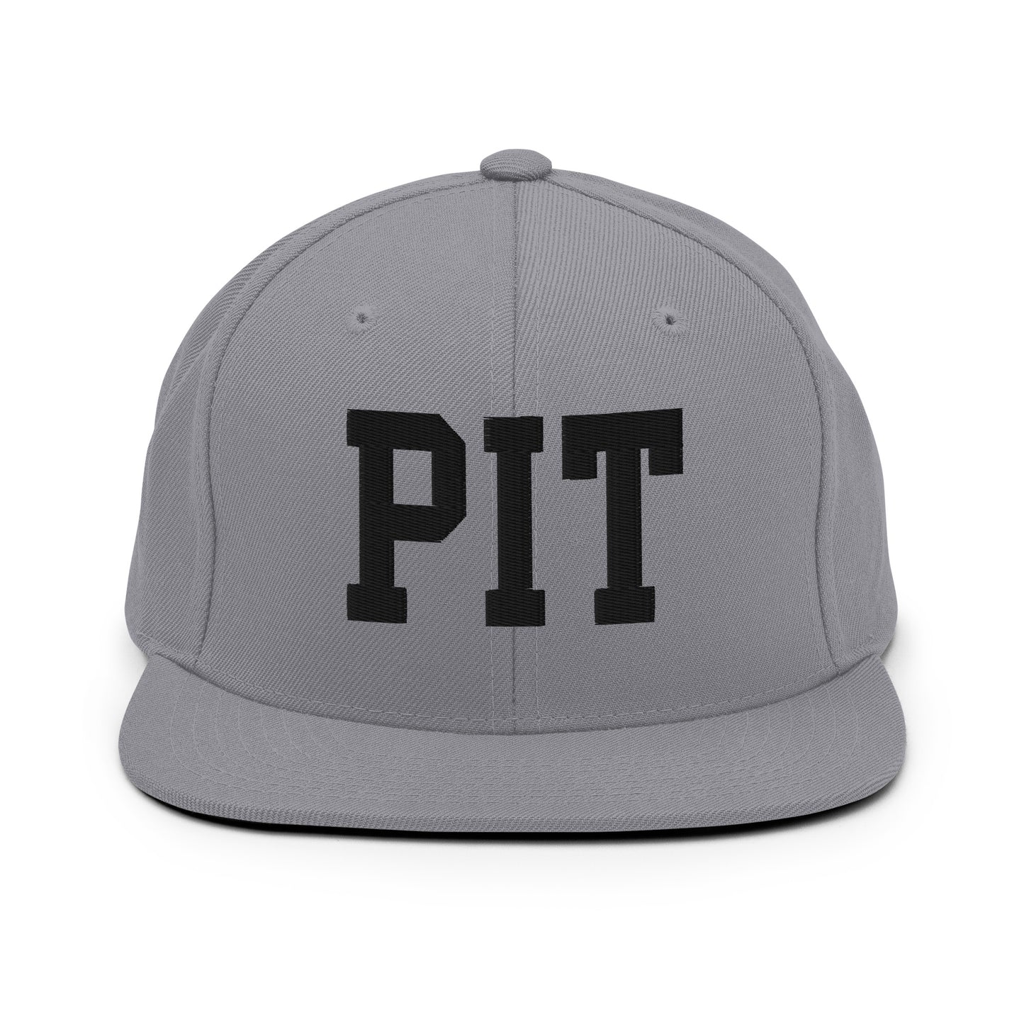 College-Style Classic Snapback Hat • Black • PIT Pittsburgh Souvenir • YHM Designs - Image 19